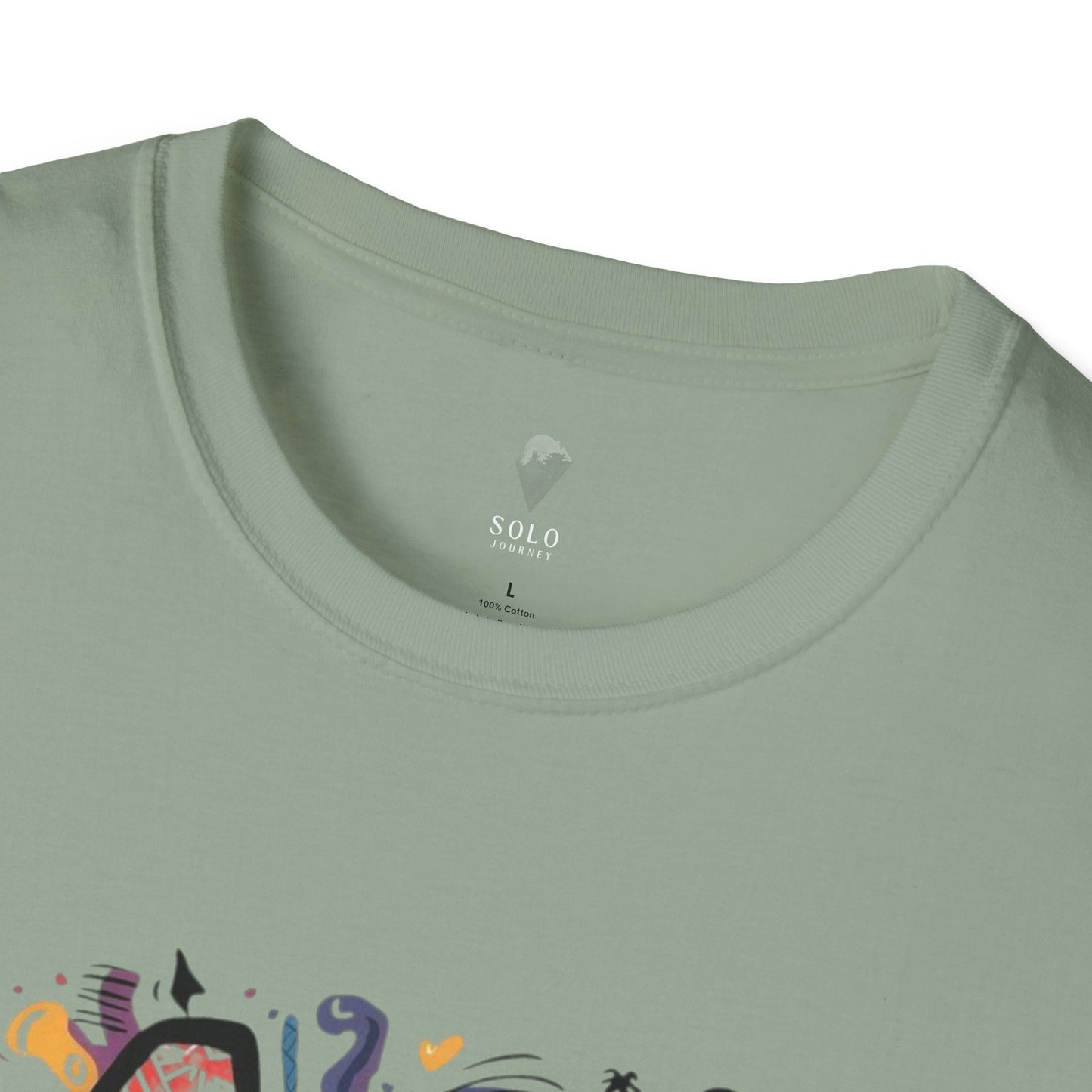 Expressive Art Is My Voice - Unisex Sustainable Graphic T-Shirt