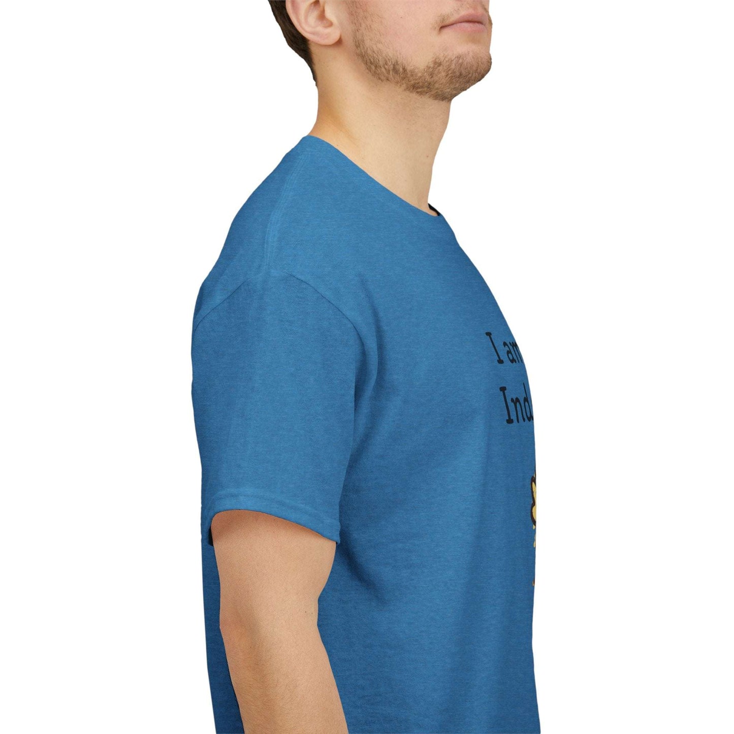 Empowering Chick Graphic Unisex Heavy Cotton Tee - "I am strong. Independent."