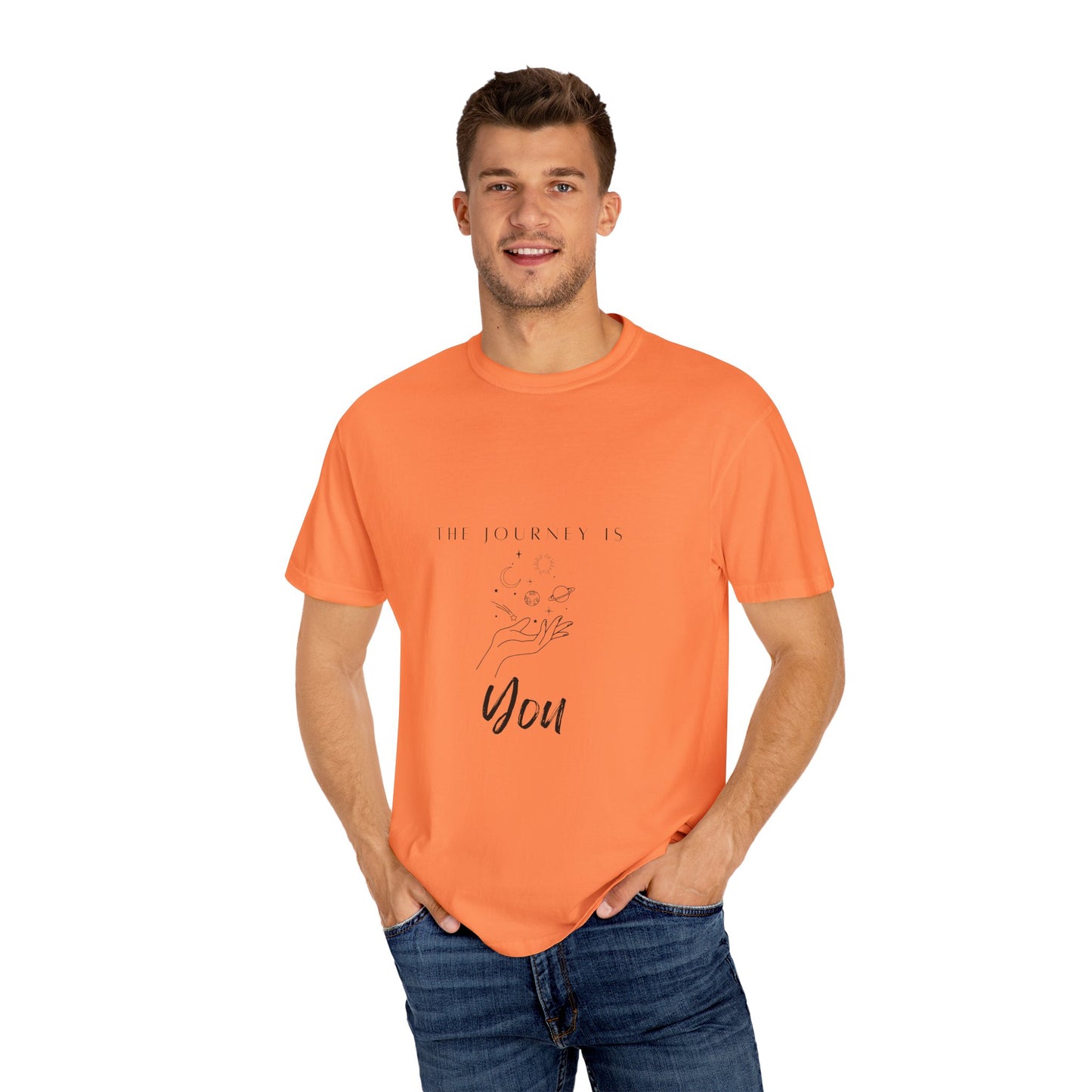 Close-up of the artistic graphic design on Vintage Aesthetic Oversized Boho T-Shirt Pullover, perfect for casual wear.