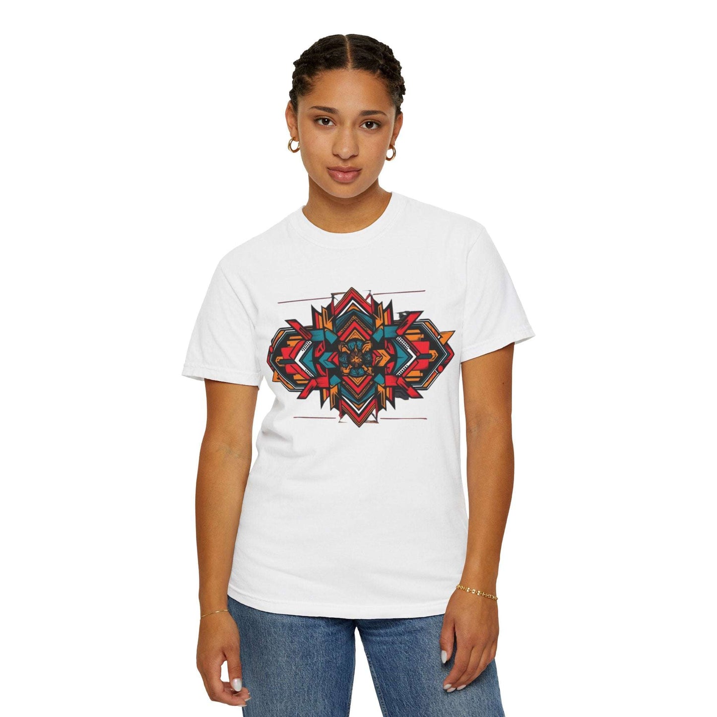 Artistic Desert Wrap Design - Halloween Country Music Crewneck, VintaOur stylish Unisex Softstyle T-Shirt, designed for comfort and versatility. Crafted from high-quality, lightweight ring-spun cotton, this tee feels soft against the Solo JourneyWestern Graphic Shirt