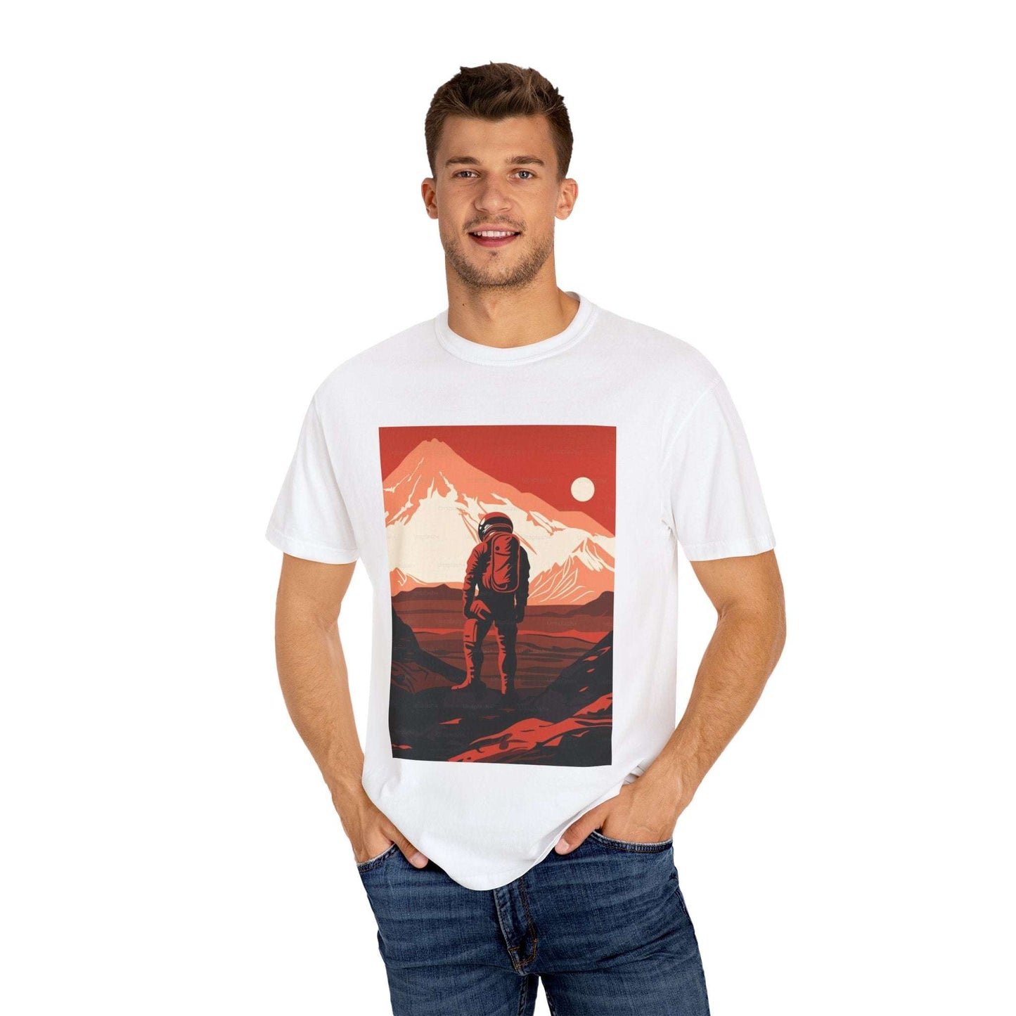 Man on Mars - Western Graphic Shirt, Vintage Aesthetic Outfit PulloverYour New Favorite Sweatshirt—Made for Wild Souls and Free Spirits
Some outfits don’t just look good—they feel like home. Like slipping into something that understandSolo JourneyWestern Graphic Shirt