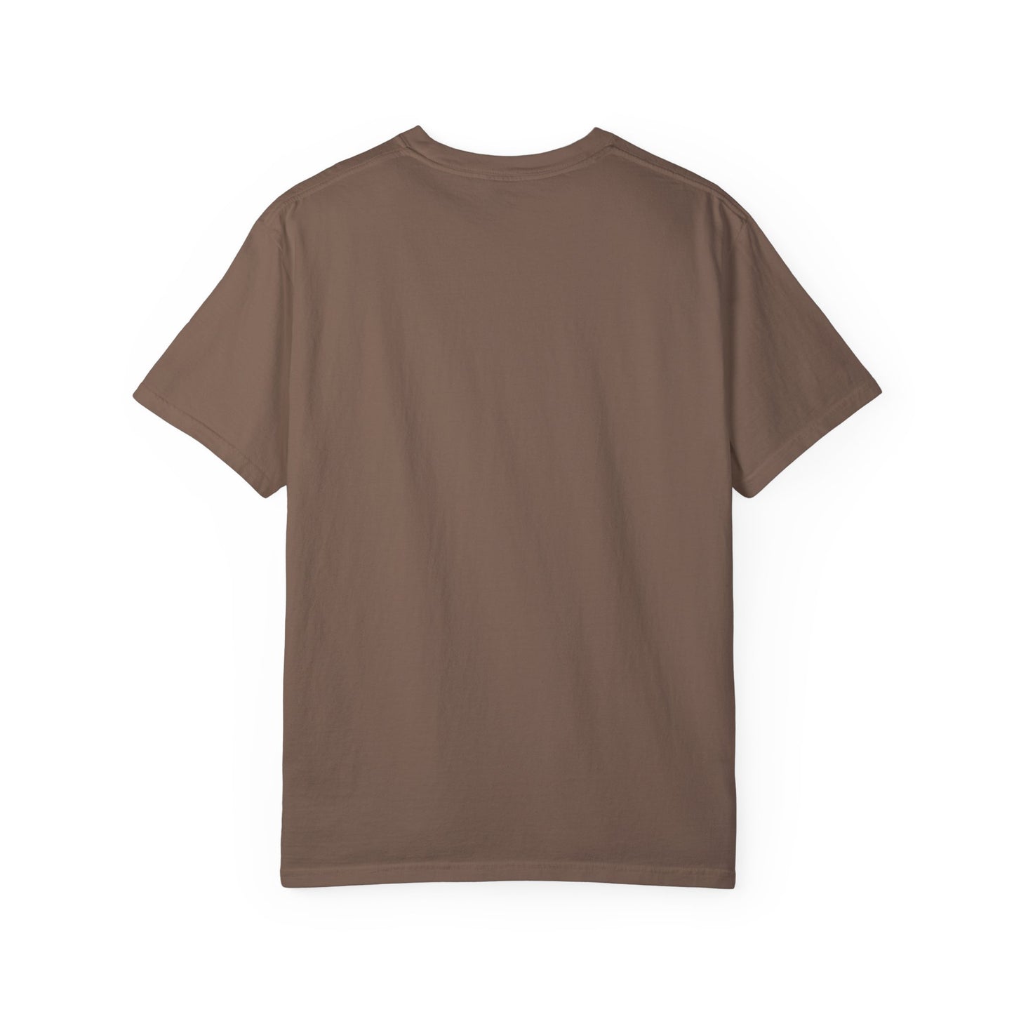 Flat lay of Man On Mars Graphic T-Shirt made from 100% organic cotton, perfect for eco-conscious consumers seeking comfort and style.