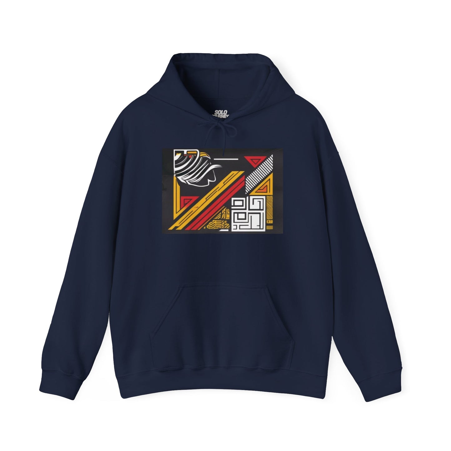 Model wearing Vintage Aesthetic Oversized Boho Hoodie made of eco-friendly organic cotton pullover, showcasing unique vintage graphics.