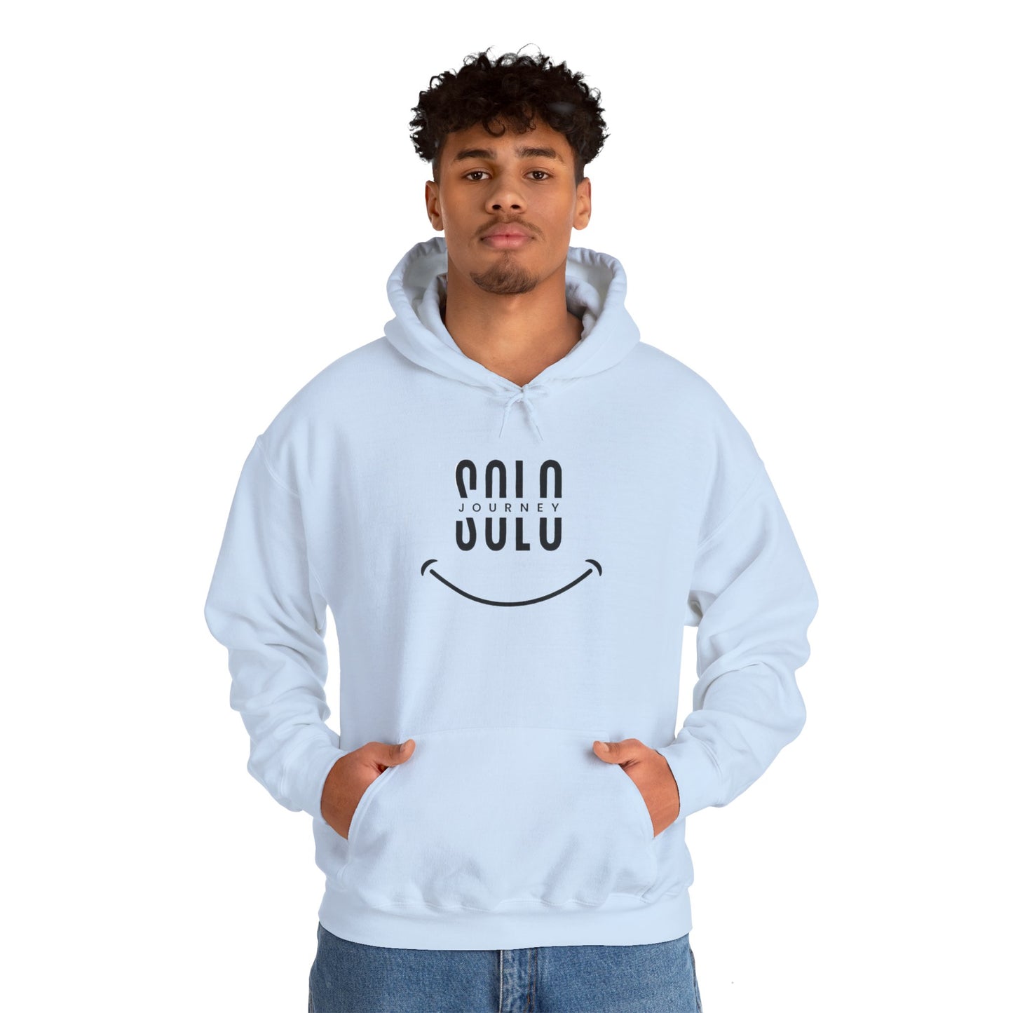 Solo Journey Oversized Boho Hoodie featuring a vintage aesthetic design in organic cotton, perfect for casual outings.