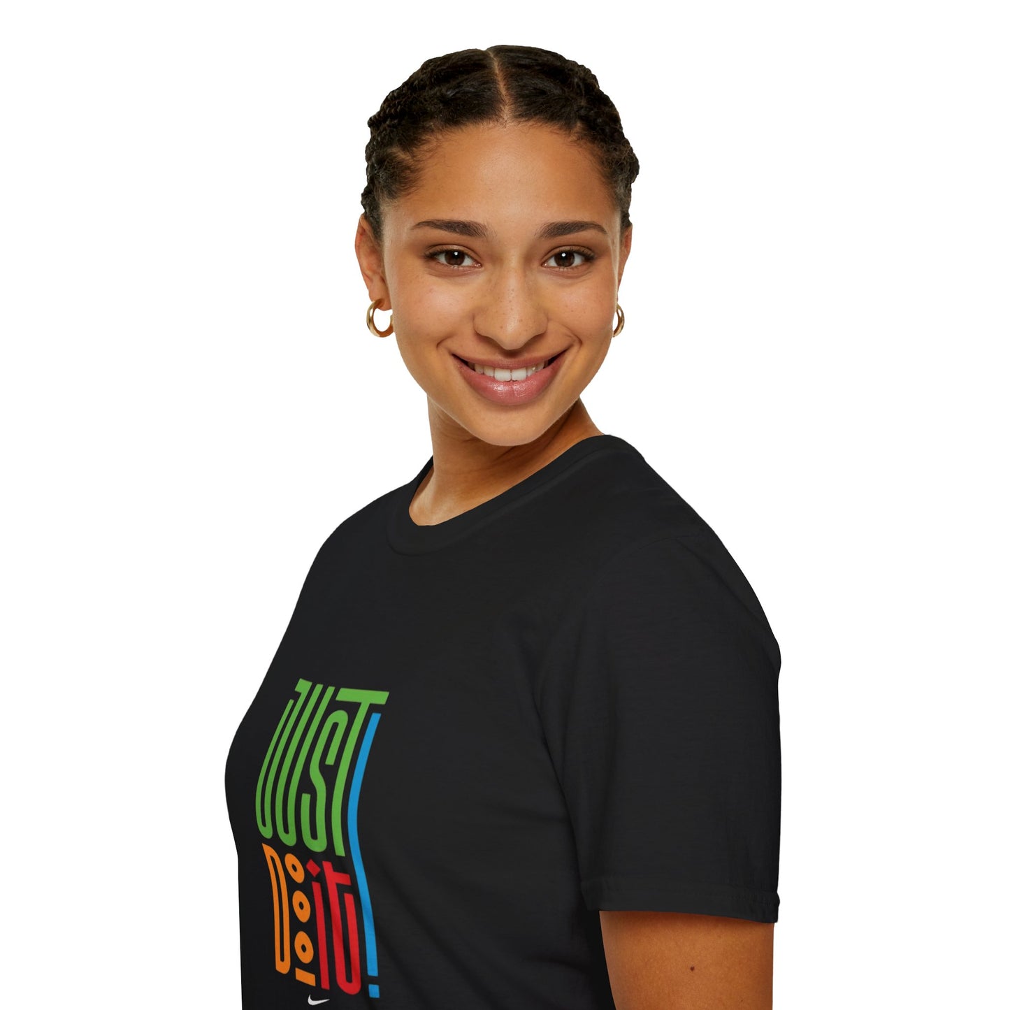 Colorful 'Just Do It' Unisex Softstyle T-Shirt - Motivational Tee for Everyday Wear