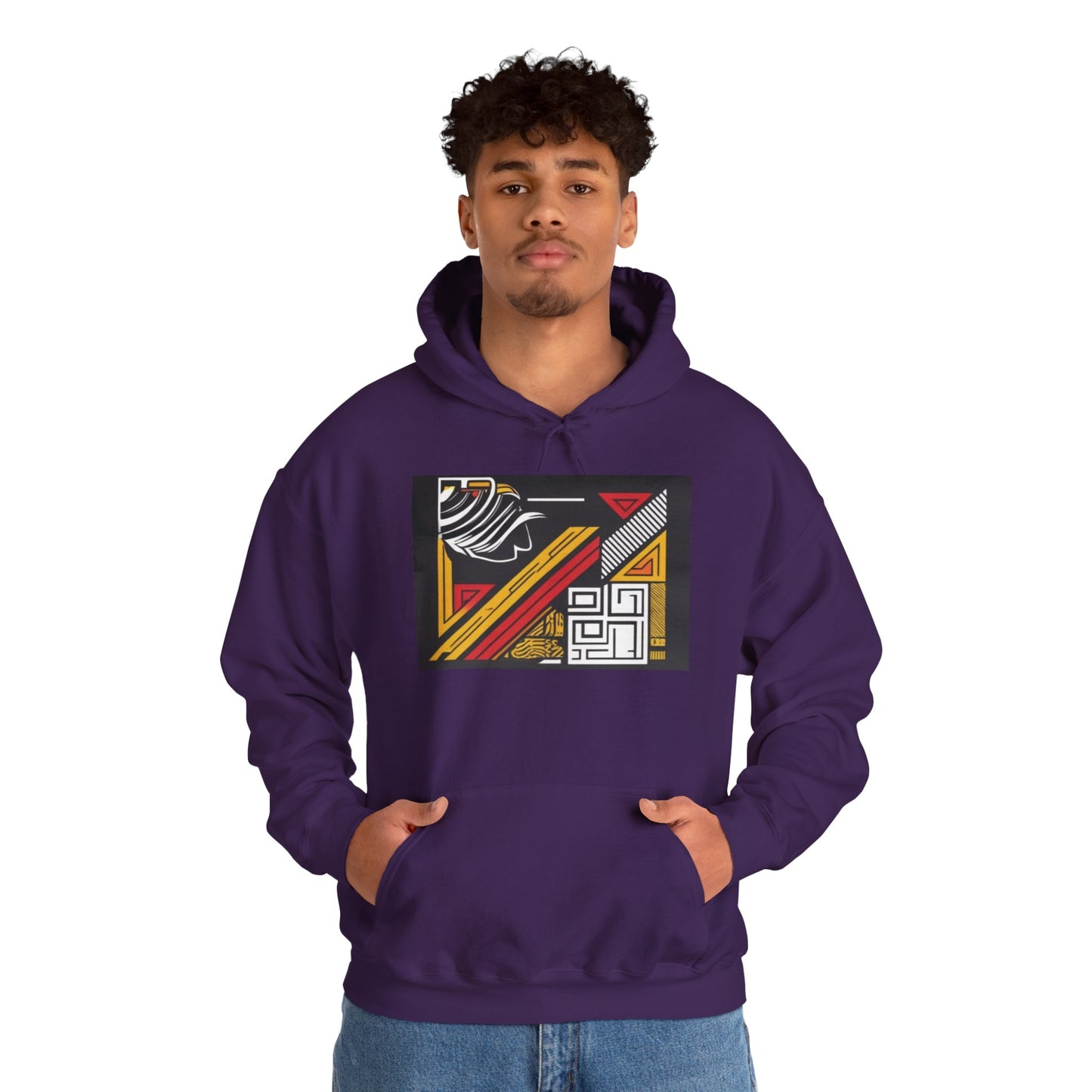 Vivid graphic design on the Vintage Aesthetic Oversized Boho Hoodie, emphasizing the blend of vintage vibes and modern aesthetics.