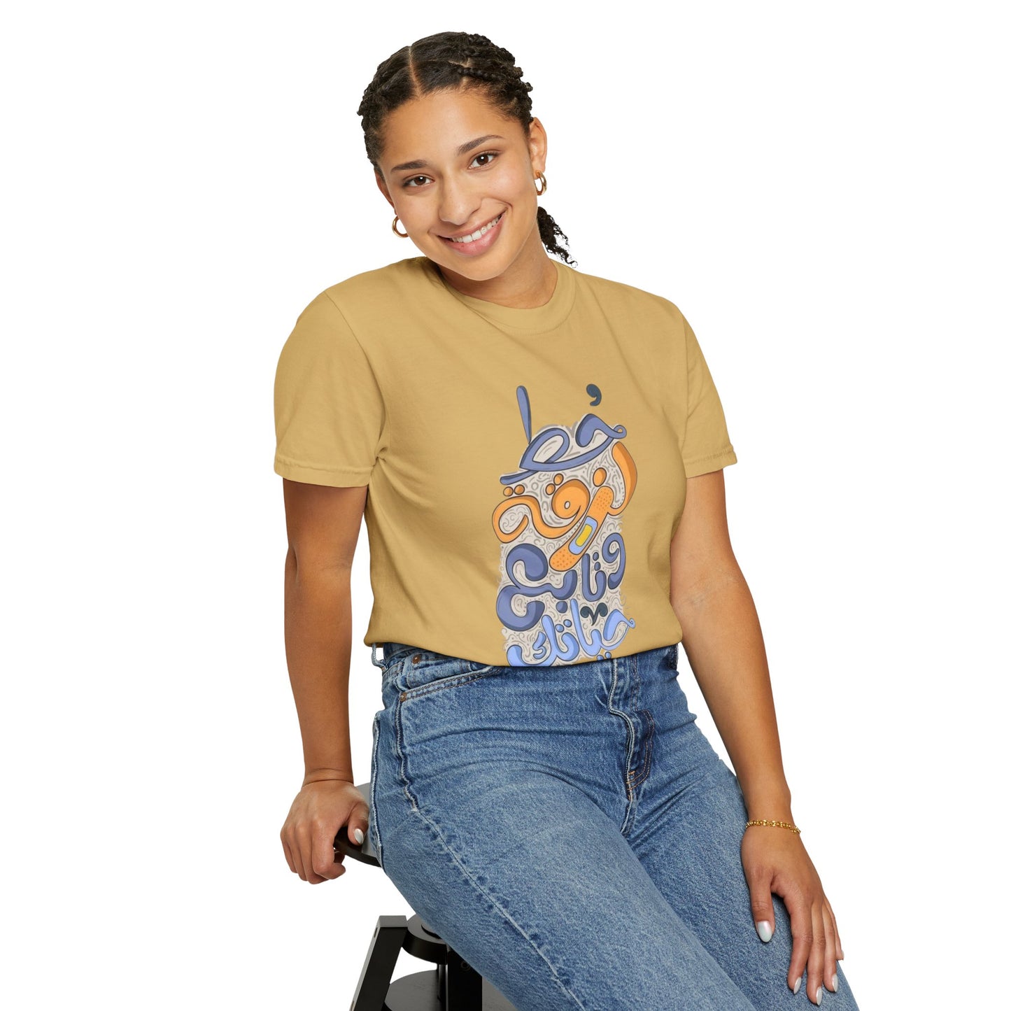 Put A Bandaid And Move On Sweatshirt showcasing a cozy 90s Western aesthetic design in eco-friendly organic cotton.