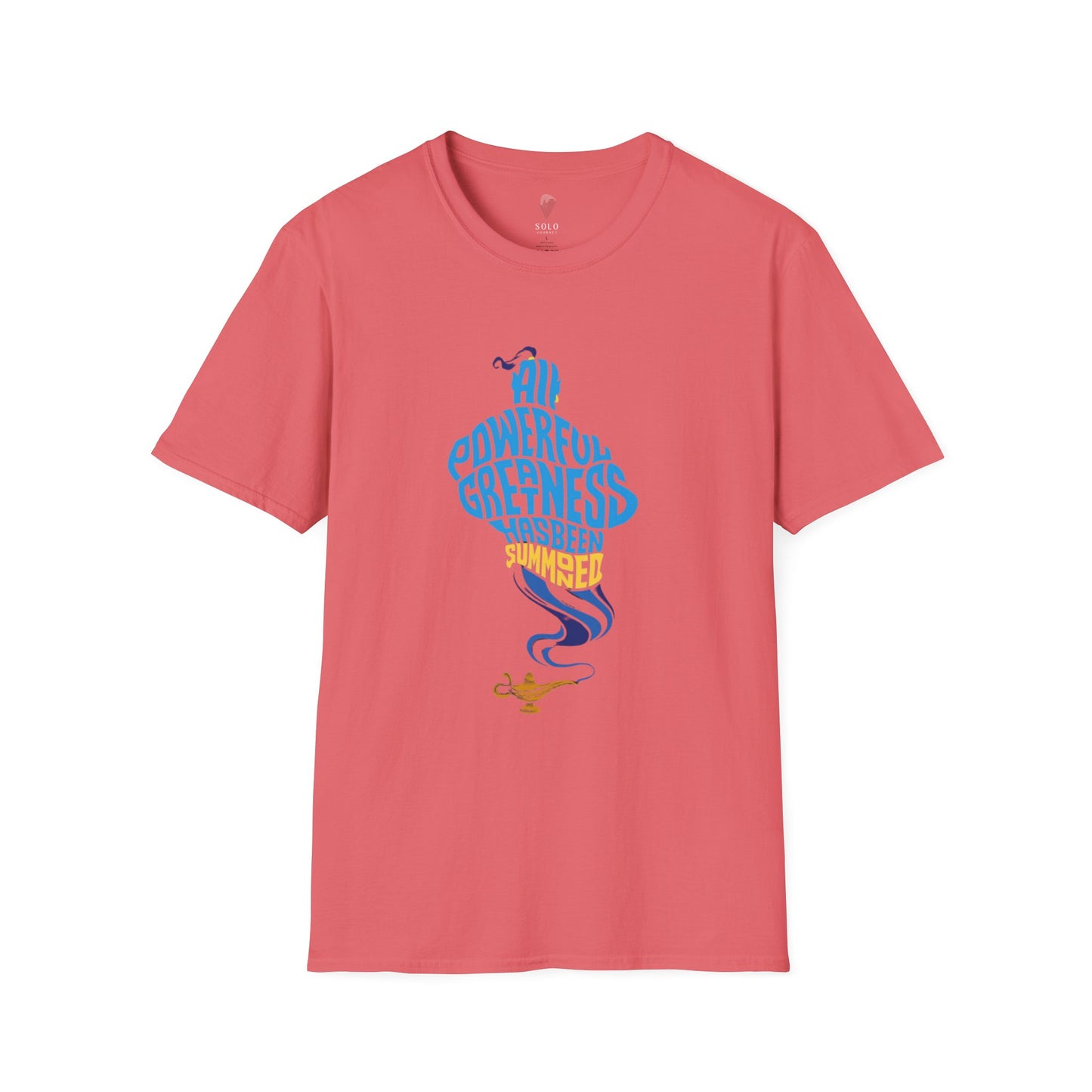 All Powerful Greatness Genie in a Bottle - Unisex Softstyle T-Shirt Art