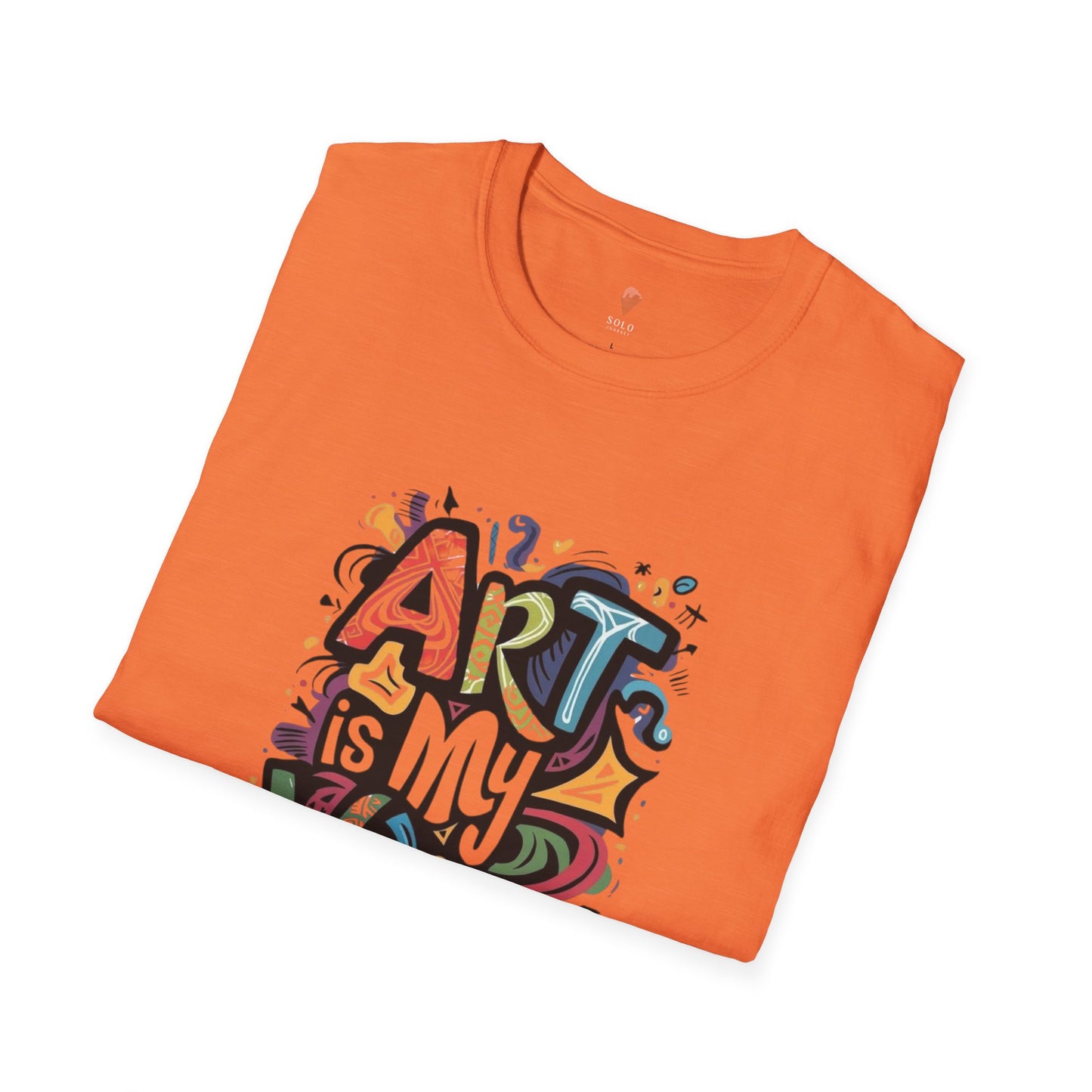 Expressive Art Is My Voice - Unisex Sustainable Graphic T-Shirt