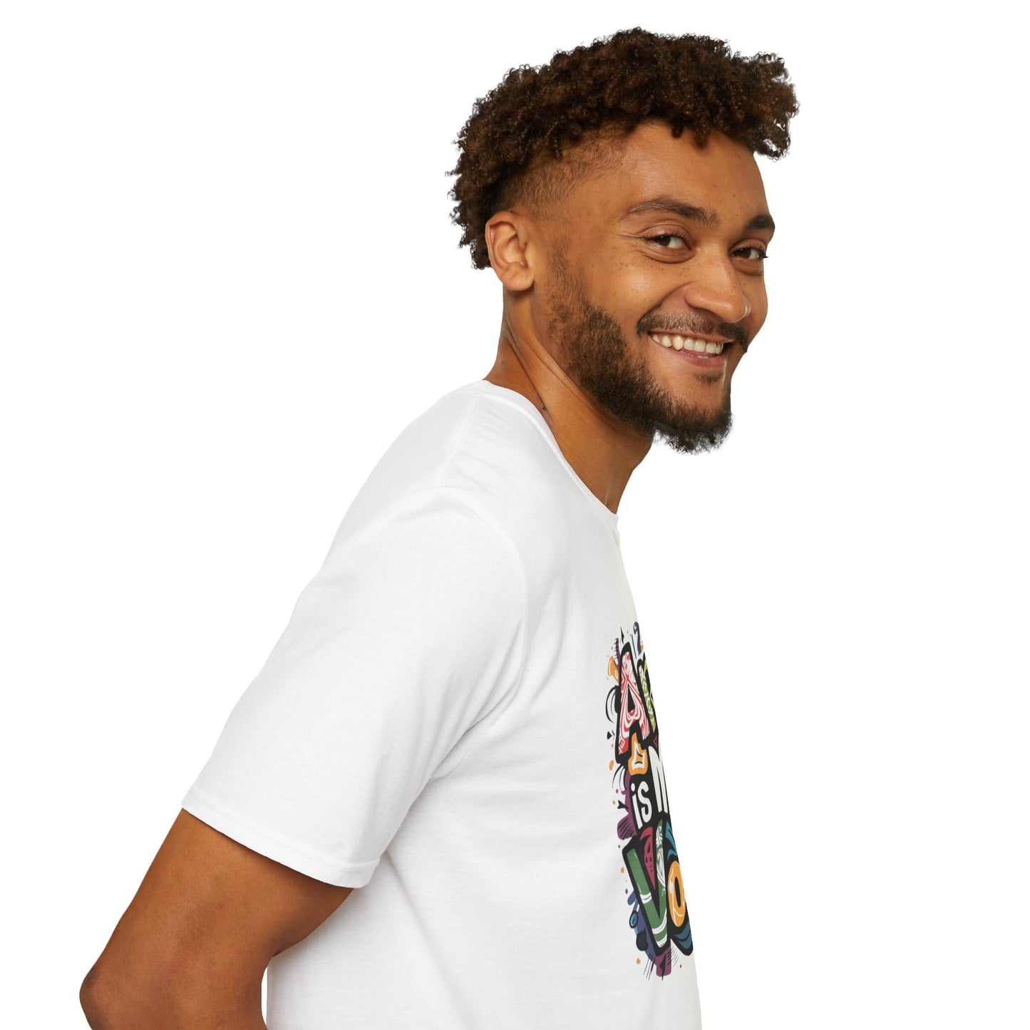 Expressive Art Is My Voice - Unisex Sustainable Graphic T-Shirt