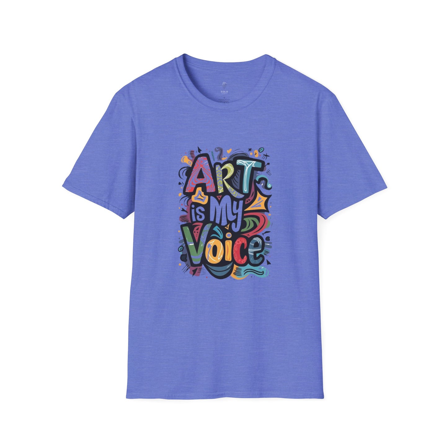 Expressive Art Is My Voice - Unisex Sustainable Graphic T-Shirt