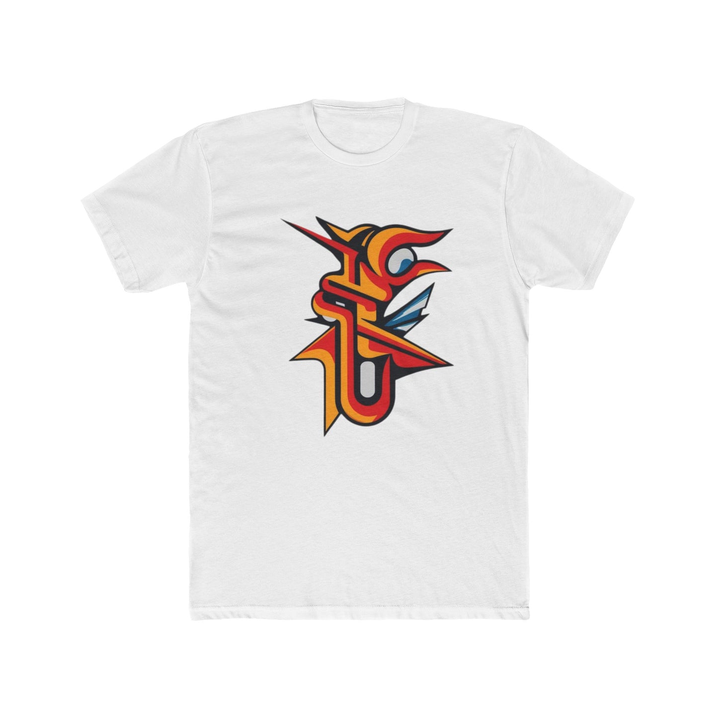 Phoenix Flame Design by Solo Journey - Unisex Cotton Crew Tee