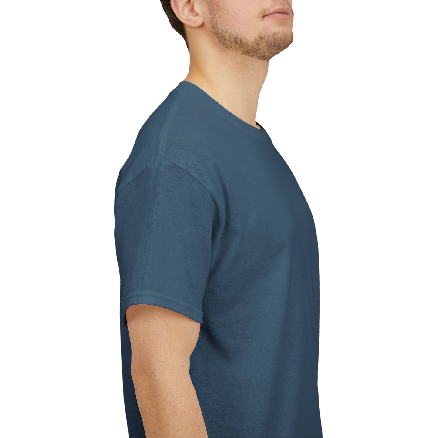 UFO Dancing in Space - Whimsical Unisex Heavy Cotton Tee with Playful Design