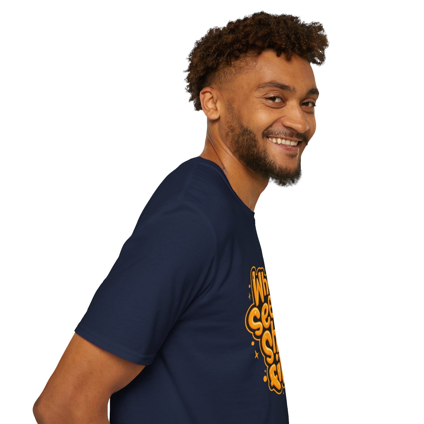 Unisex Softstyle T-Shirt with relaxed fit, perfect for gym-to-street style enjoyment.