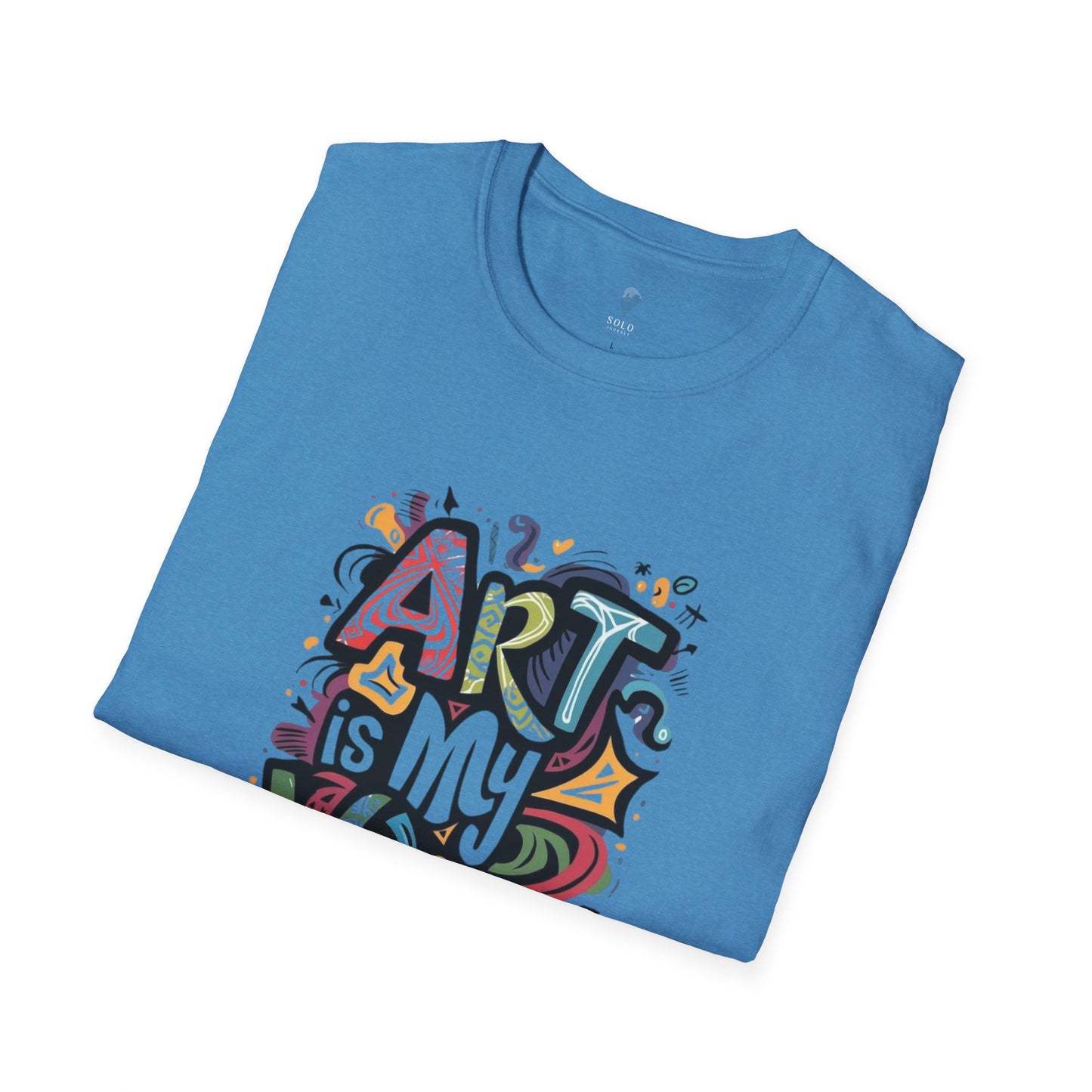 Expressive Art Is My Voice - Unisex Sustainable Graphic T-Shirt