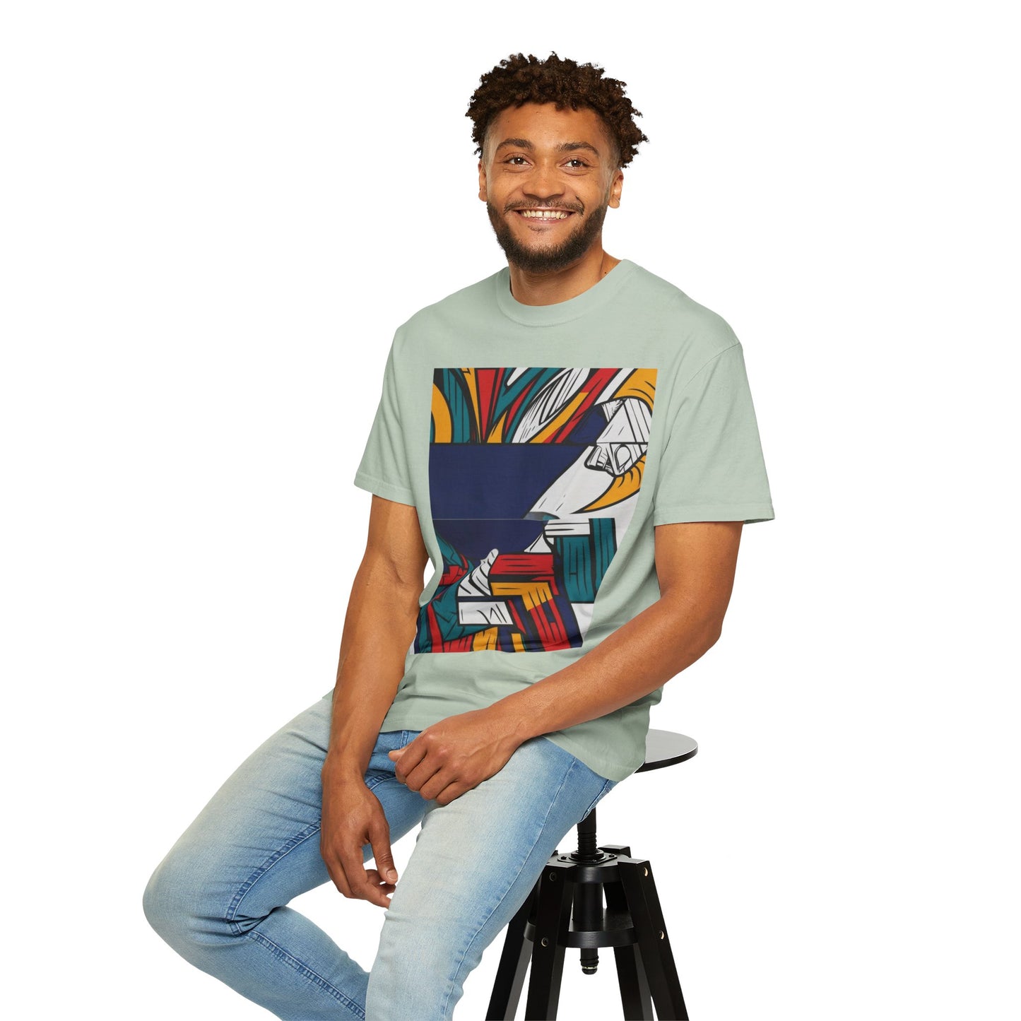 Masterpiece Donald Art - Vintage Aesthetic Outfit Pullover, Oversized Boho Tshirt 31