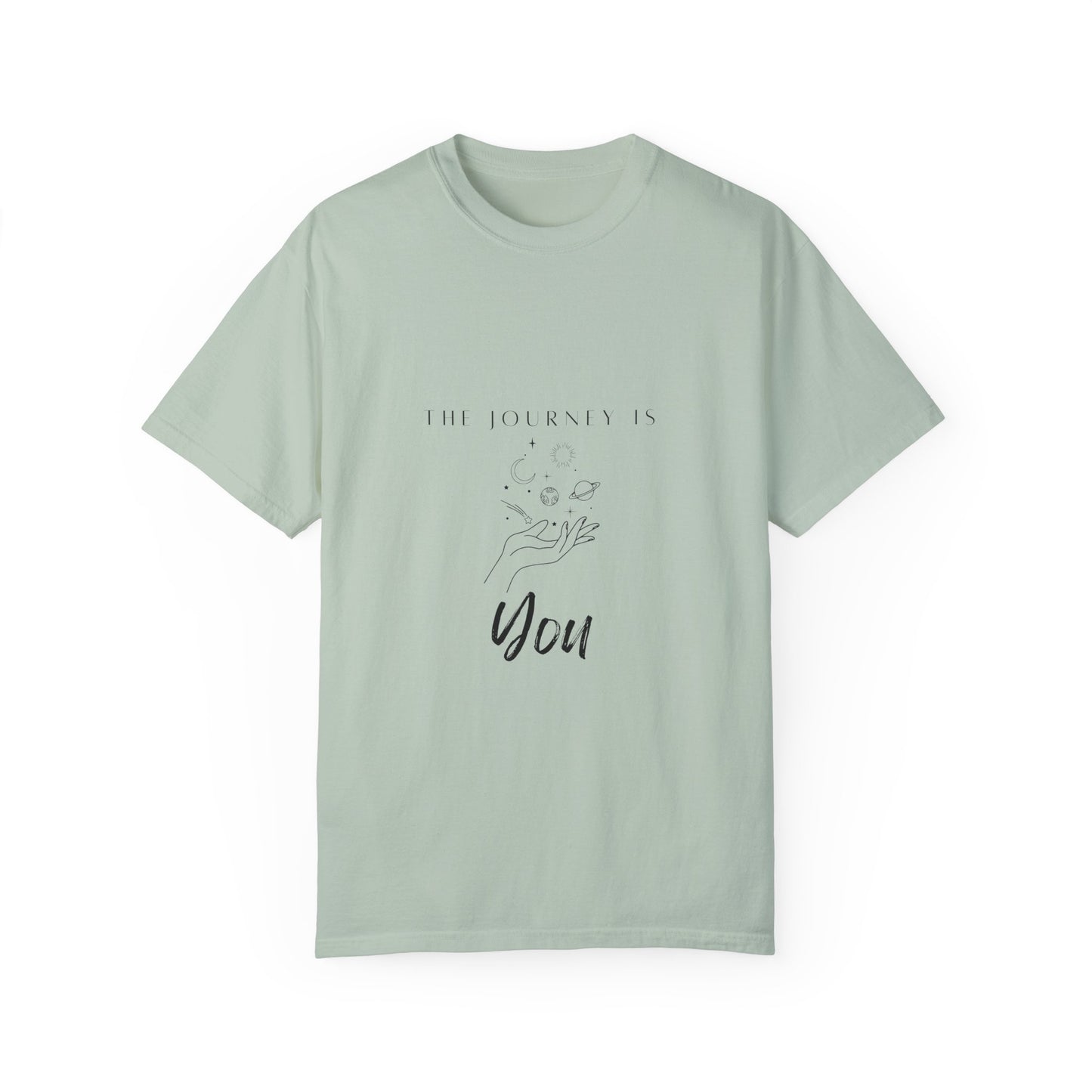The Journey is you - Vintage Aesthetic Outfit Pullover, Oversized Boho Tshirt 17