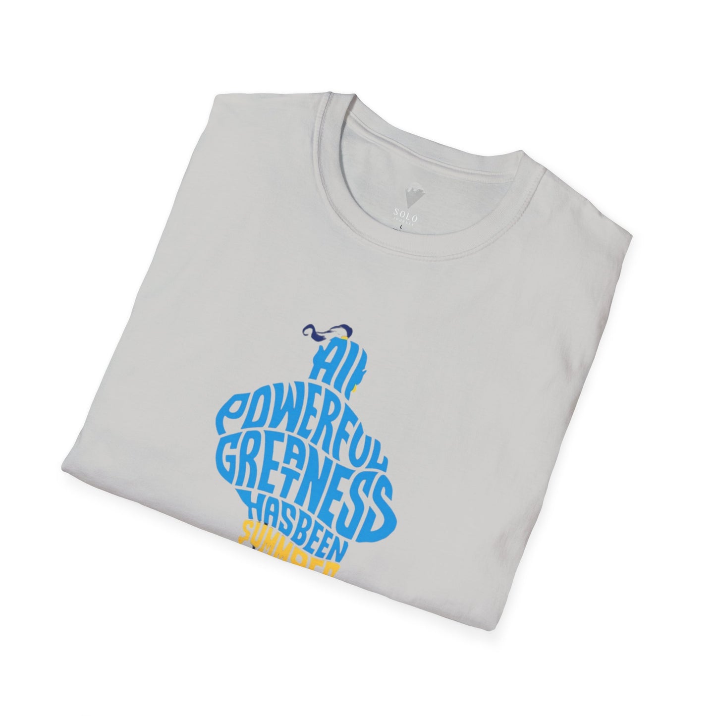 All Powerful Greatness Genie in a Bottle - Unisex Softstyle T-Shirt Art