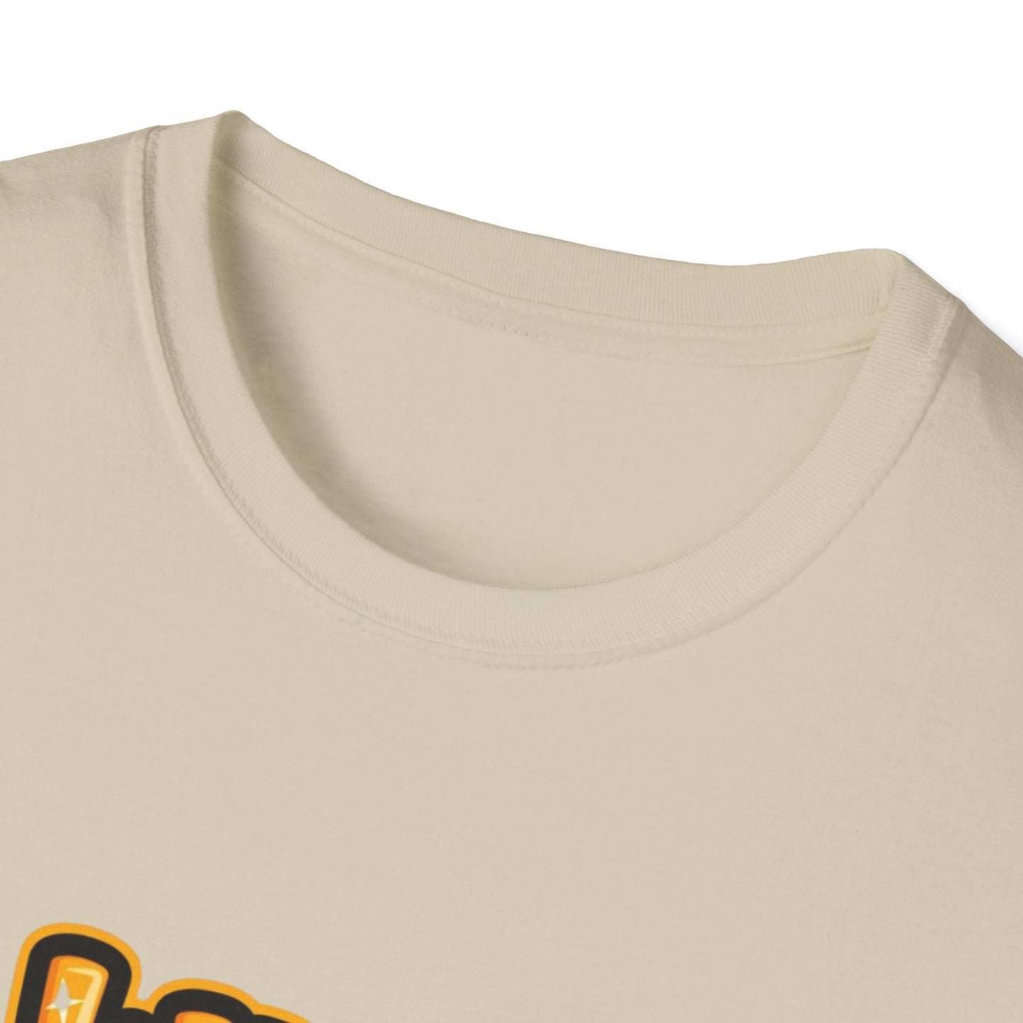 Close-up of the soft texture of the Unisex Organic Cotton Softstyle T-Shirt - Eco-Friendly, Comfortable, Stylish Casual Wear.
