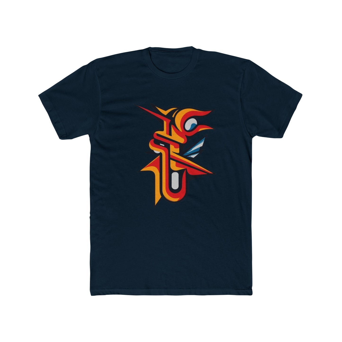 Phoenix Flame Design by Solo Journey - Unisex Cotton Crew Tee