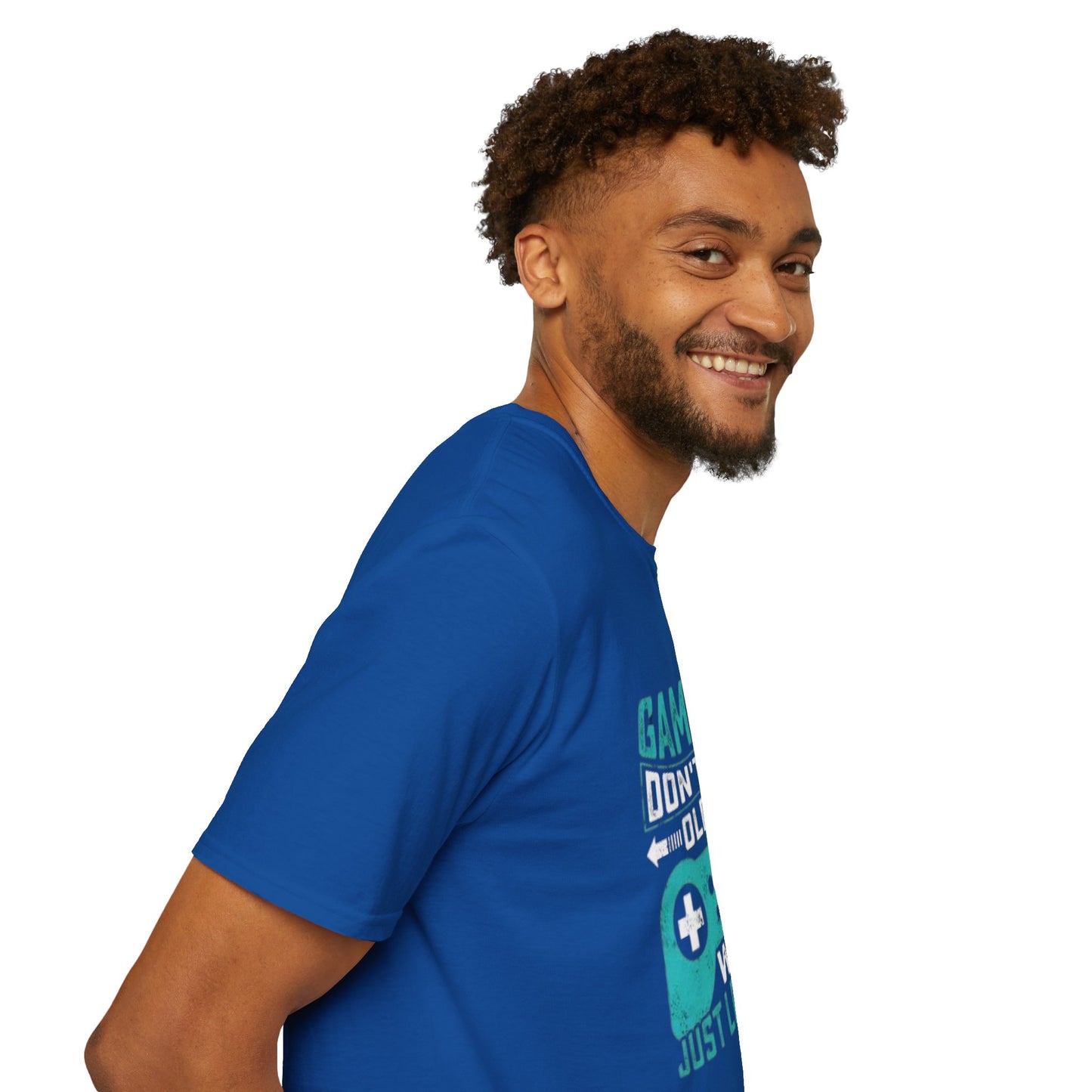 Different color options of the Unisex Organic Cotton Softstyle T-Shirt - Eco-Friendly, Comfortable, Stylish Casual Tee arranged neatly for selection.