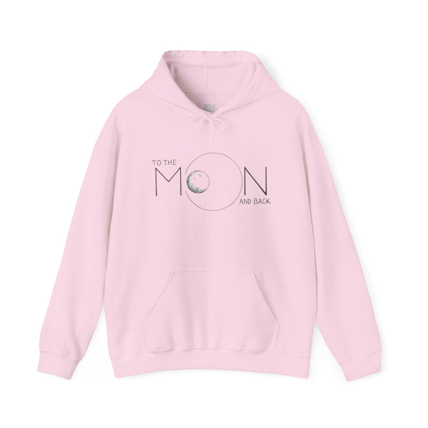 Lifestyle shot of a person wearing the To The Moon! Boho Western Sweatshirt, enjoying a festive outdoor gathering.