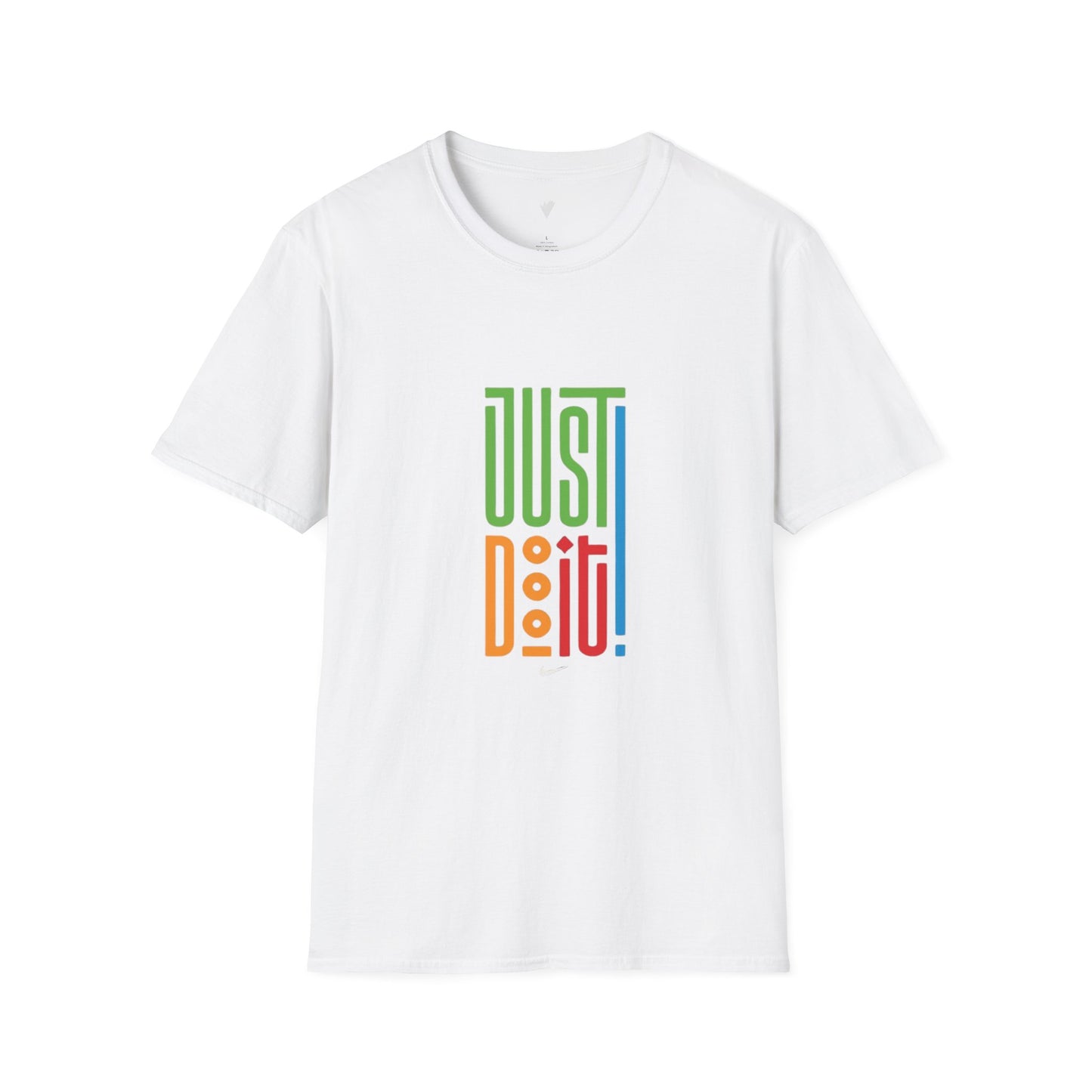 Colorful 'Just Do It' Unisex Softstyle T-Shirt - Motivational Tee for Everyday Wear