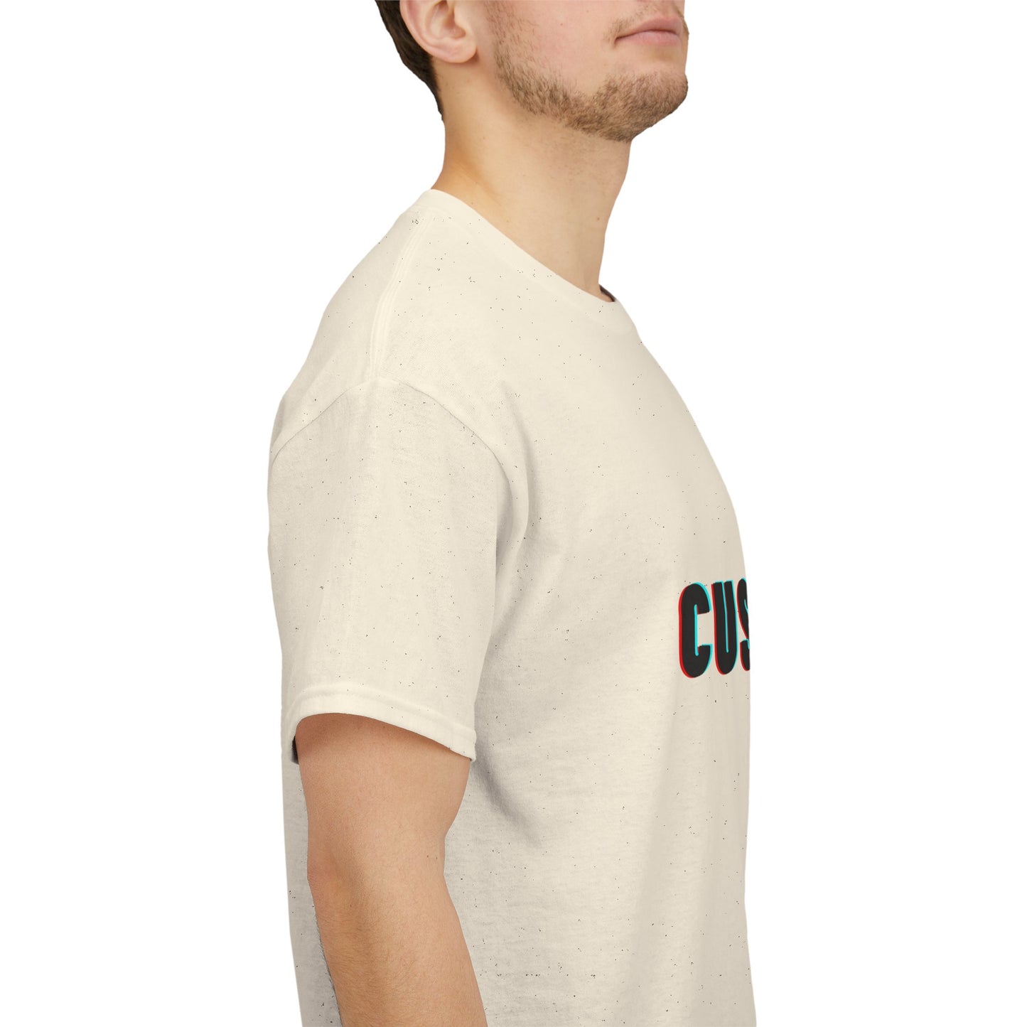 Comfortable Personalized Unisex Heavy Cotton Tee featuring vibrant prints, made from organic cotton.