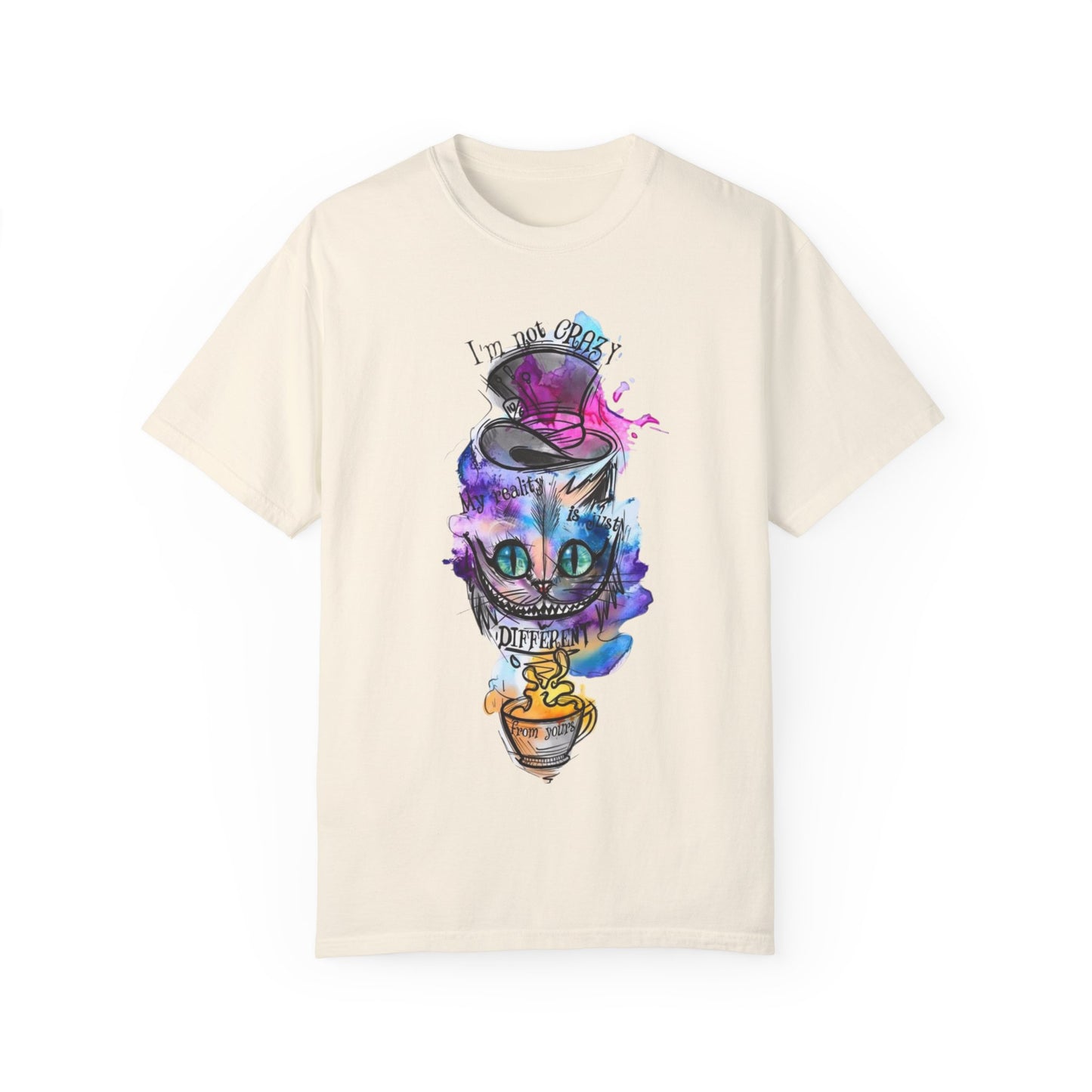 Lifestyle shot of a person wearing the Personalized Cat With A Hat Country Music Graphic T-Shirt outdoors, emphasizing comfort and sustainability.