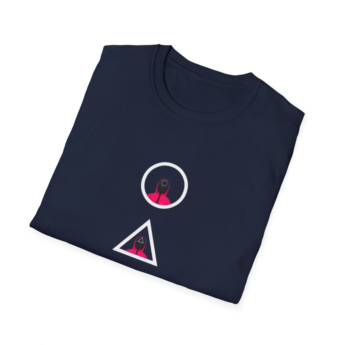 Unisex Softstyle T-Shirt - Eco-Friendly 100% Cotton Minimalist Graphic Tee for Casual Wear, ideal for casual outings and active lifestyles.