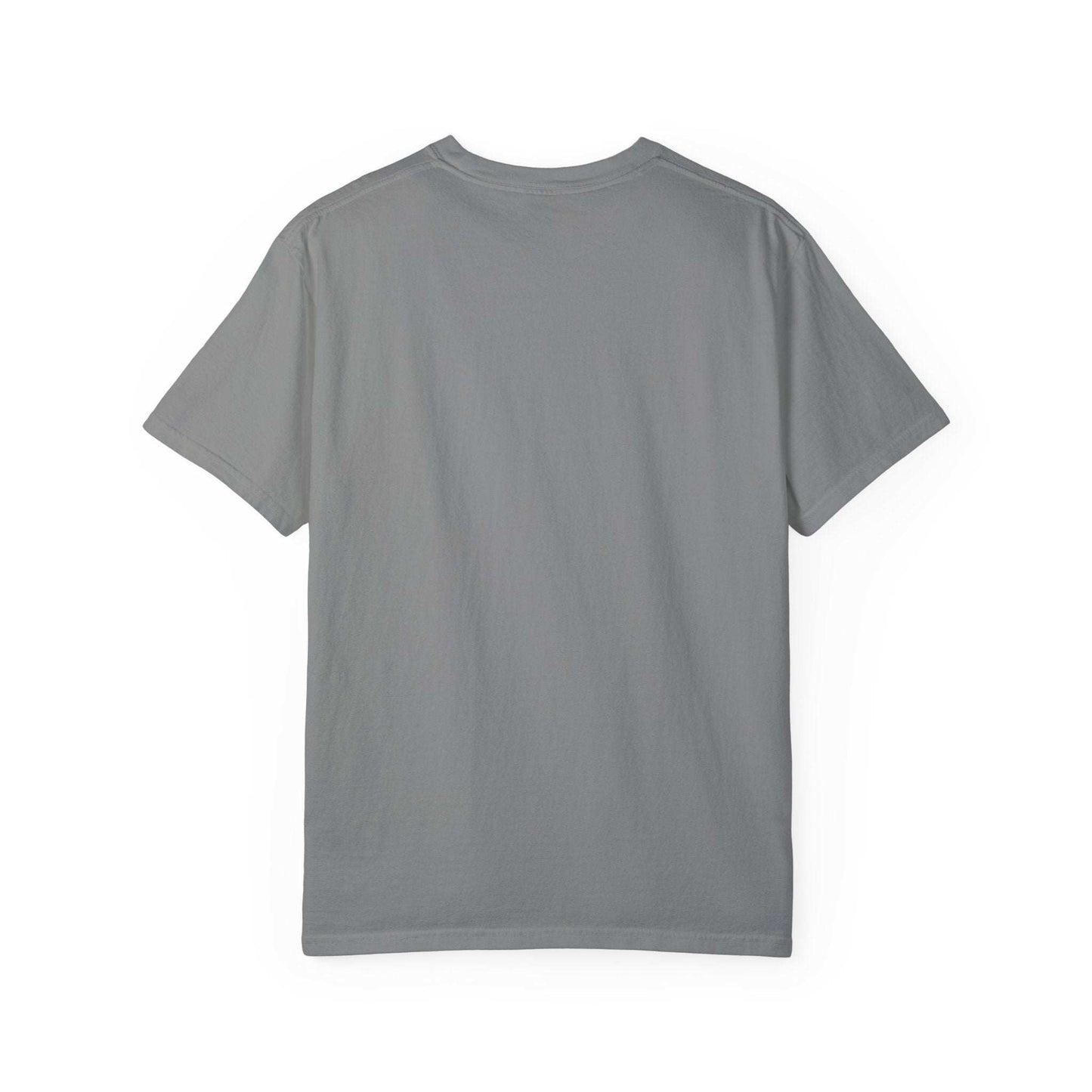 Good Vibes Graphic Design Pullover displayed on a hanger, emphasizing its eco-friendly organic cotton material.