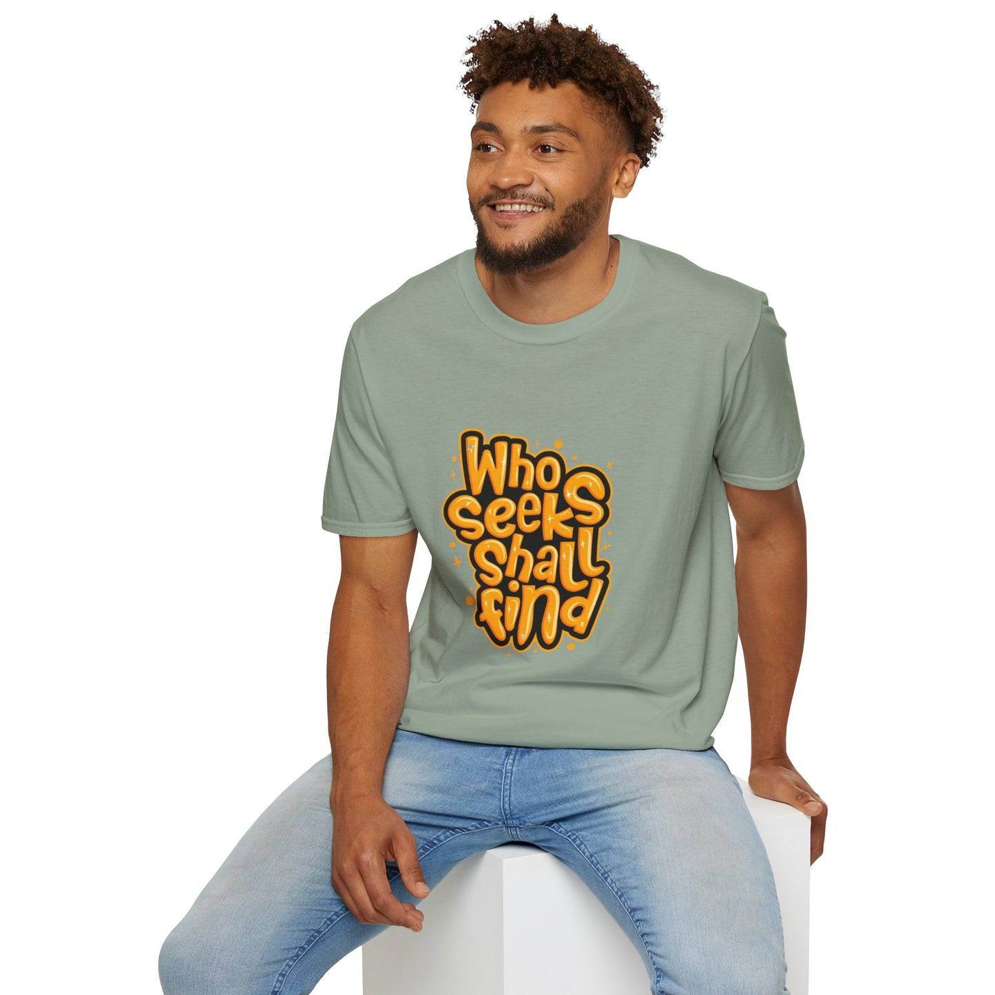 Close-up of the fabric texture of the Unisex Organic Cotton Softstyle T-Shirt - Eco-Friendly, Comfortable, Stylish Casual Wear.