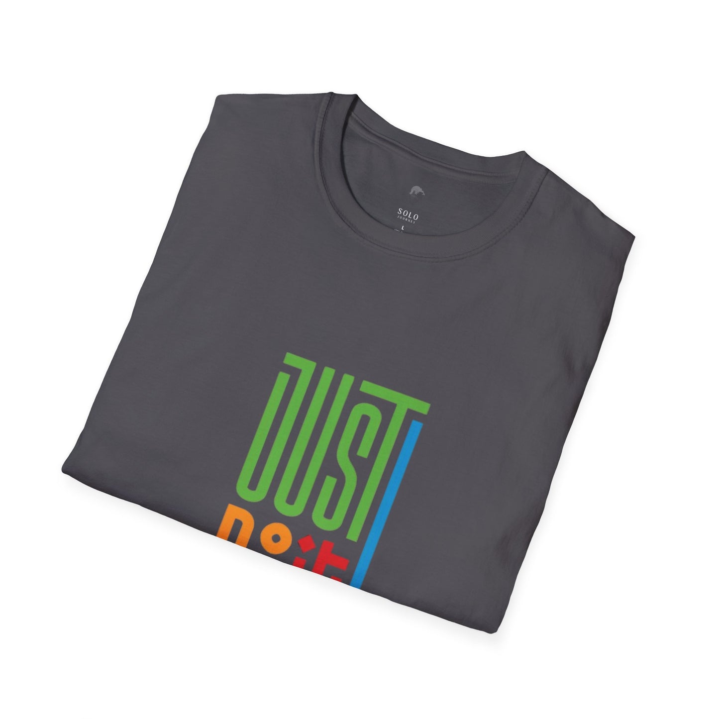 Colorful 'Just Do It' Unisex Softstyle T-Shirt - Motivational Tee for Everyday Wear