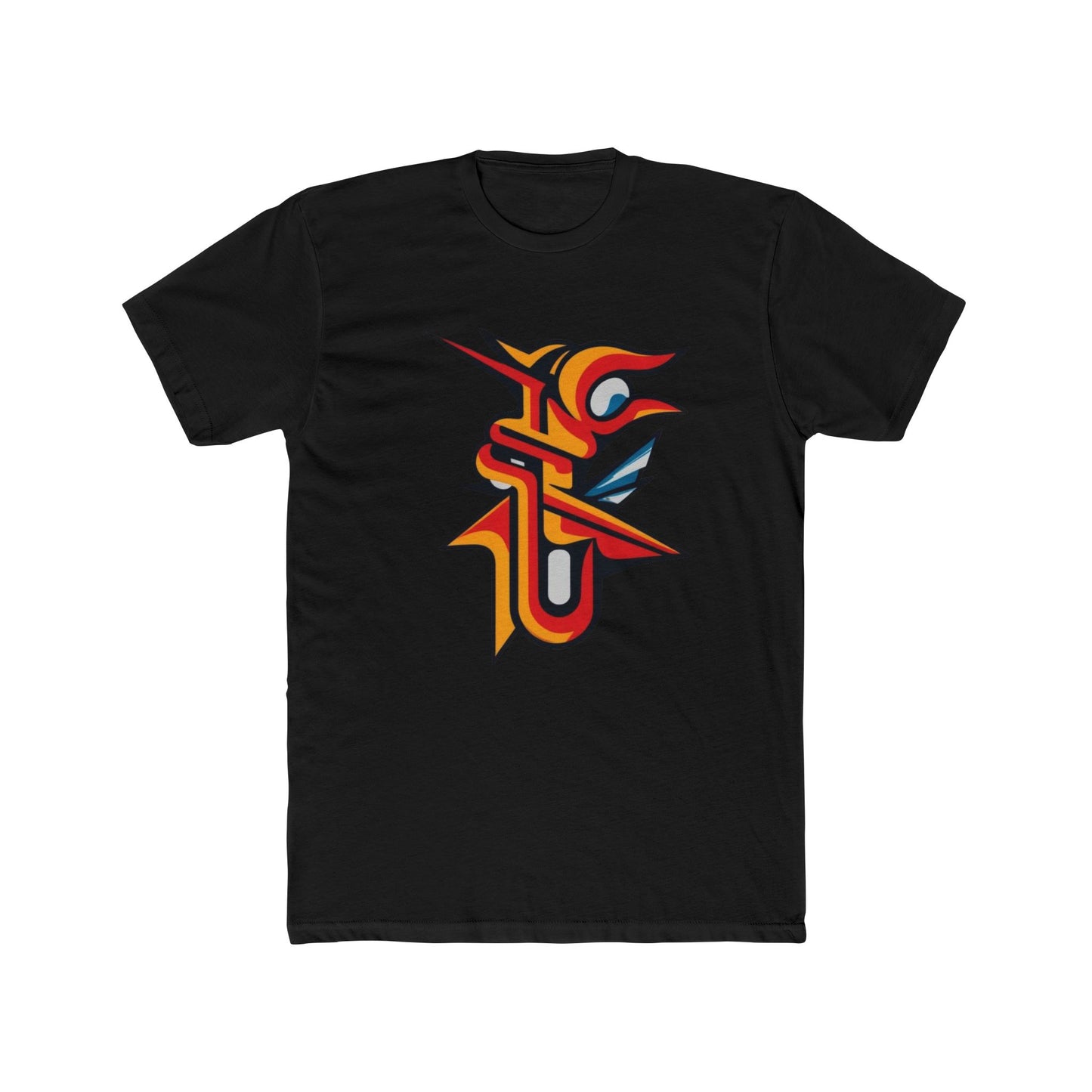 Phoenix Flame Design by Solo Journey - Unisex Cotton Crew Tee