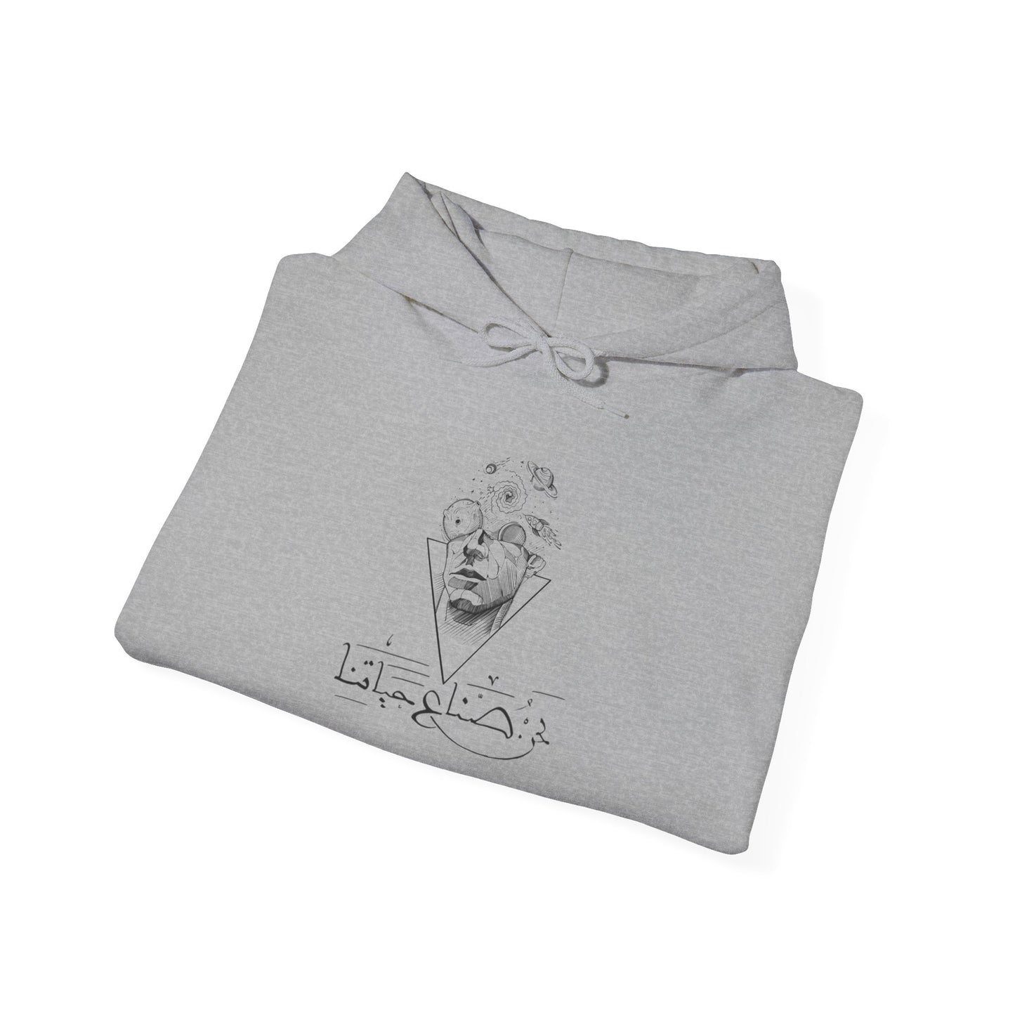 Close-up view of the Vintage Country Music Pullover showing the soft organic cotton fabric ideal for fashion-forward eco-conscious consumers.