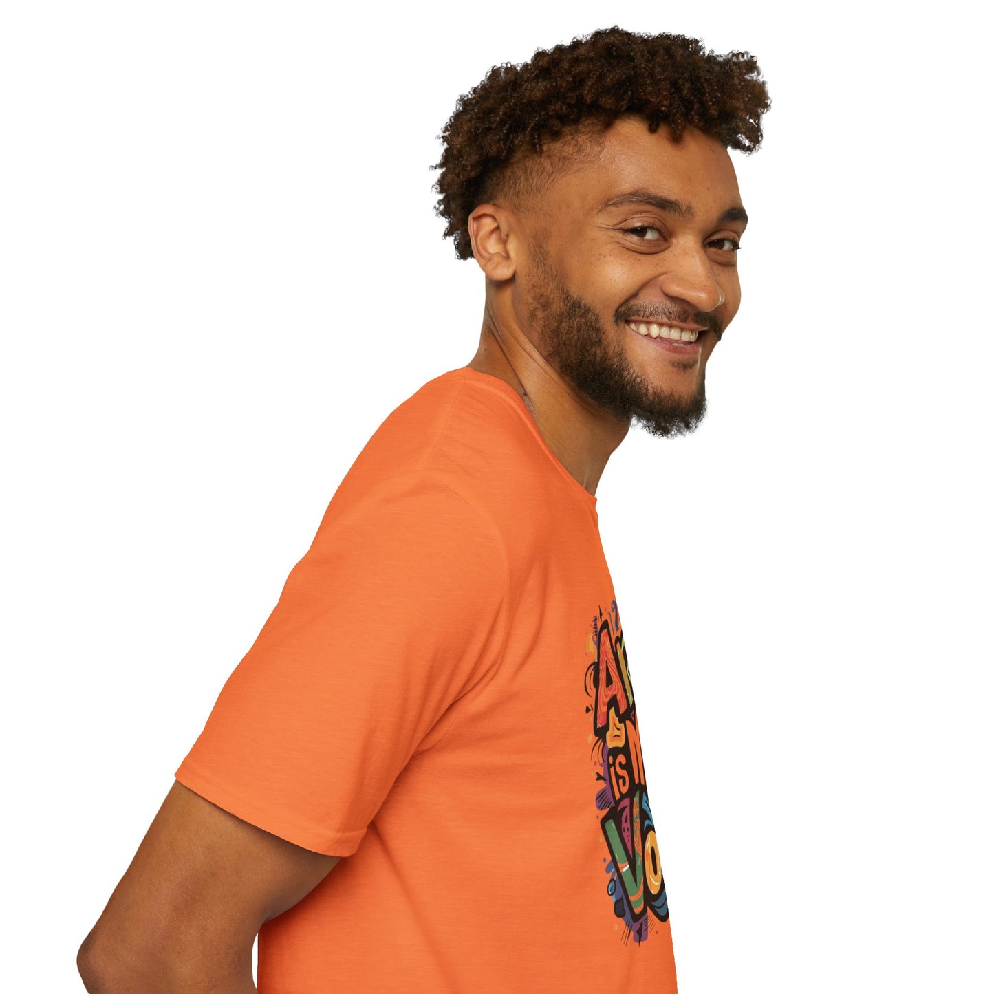 Expressive Art Is My Voice - Unisex Sustainable Graphic T-Shirt