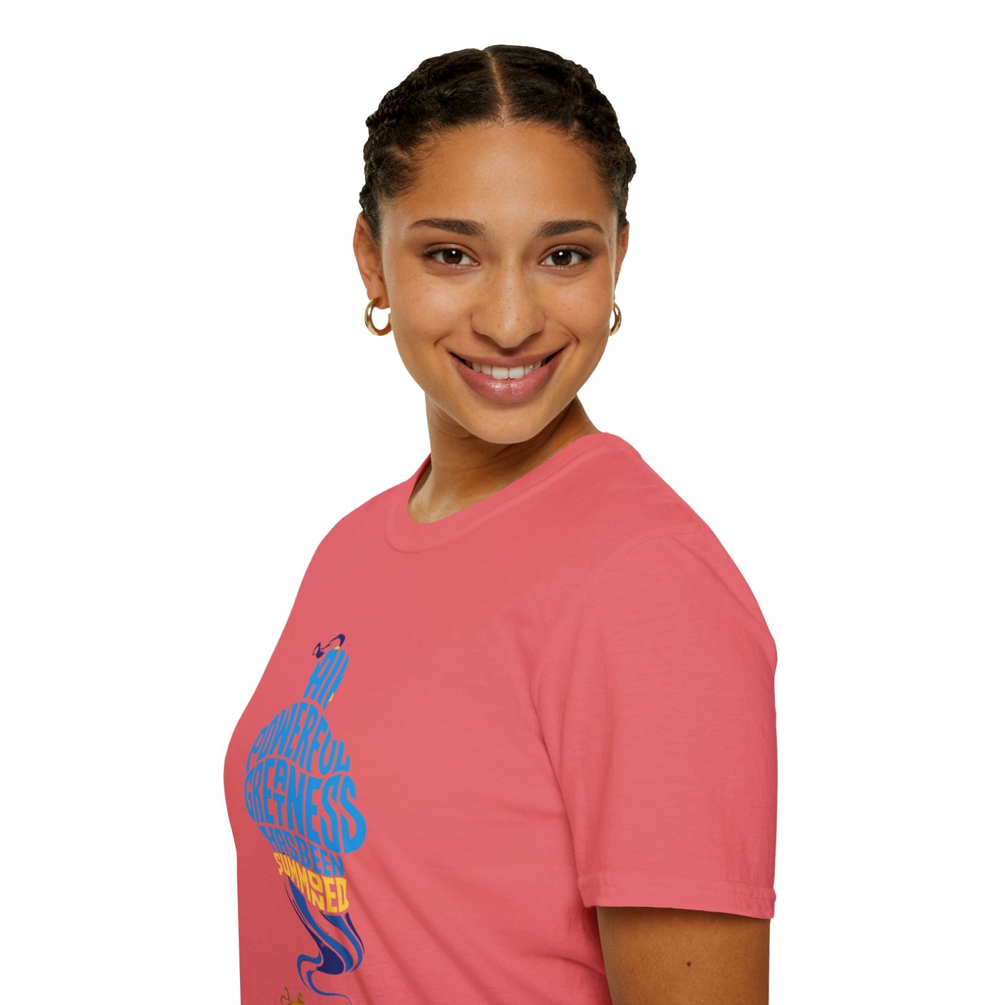All Powerful Greatness Genie in a Bottle - Unisex Softstyle T-Shirt Art