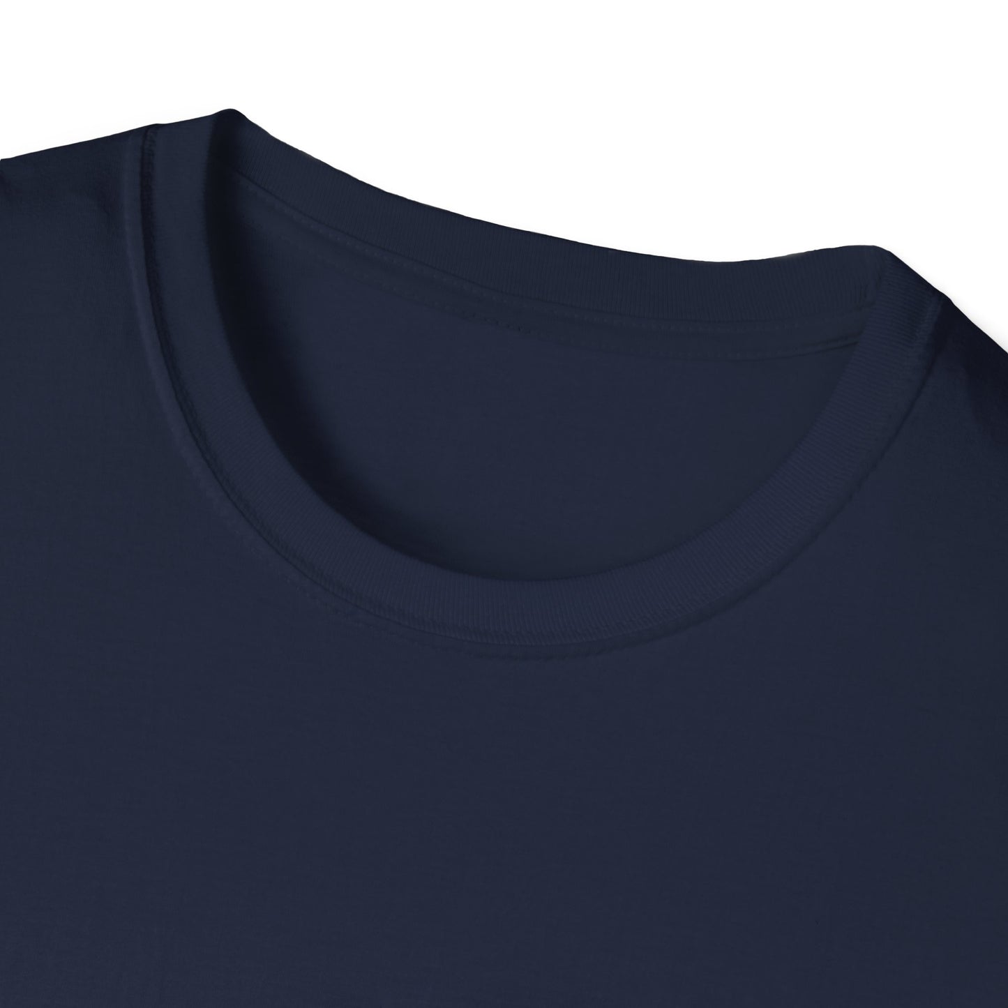 Close-up of the Positive Vibes Unisex Softstyle T-Shirt, highlighting its lightweight fabric and comfortable design.