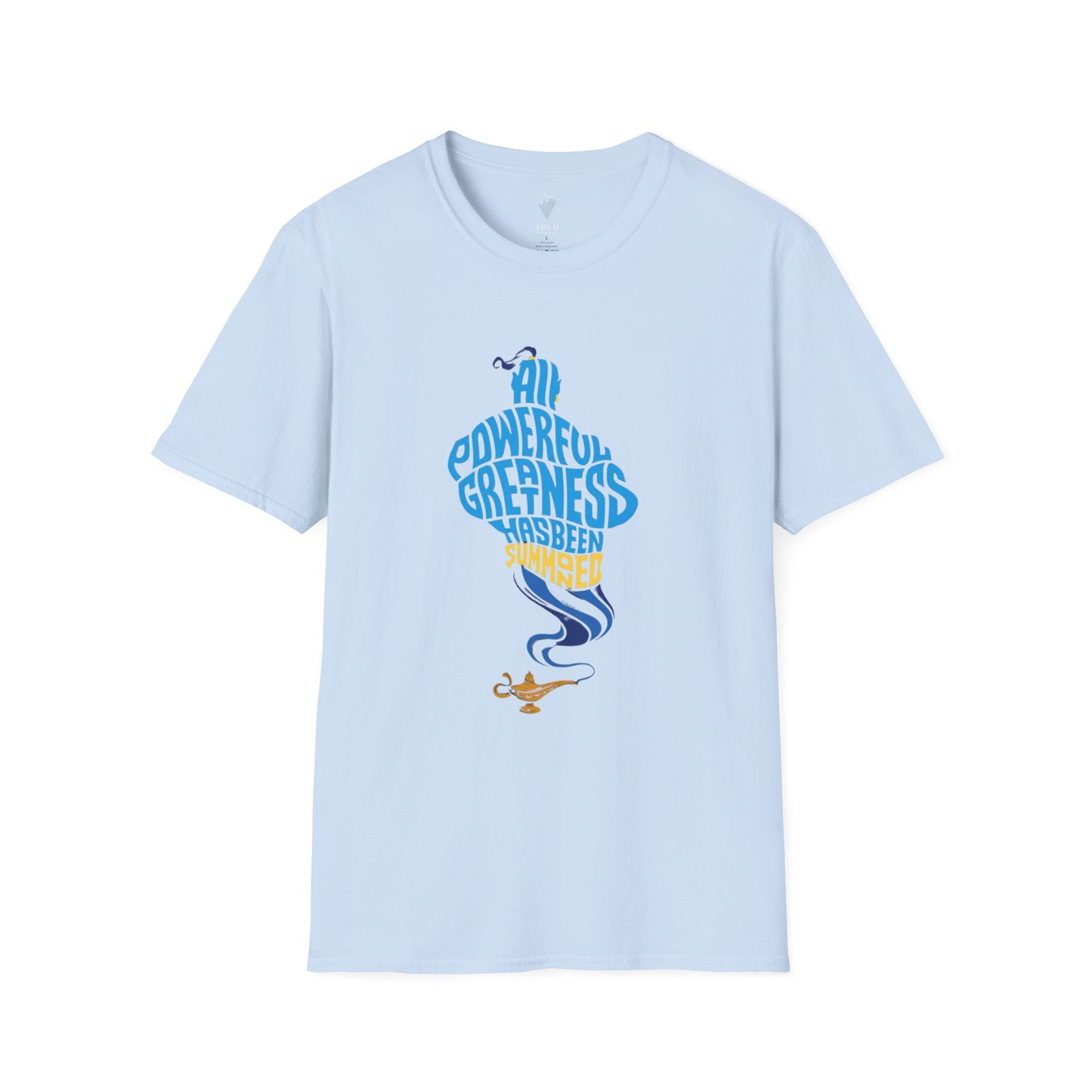 All Powerful Greatness Genie in a Bottle - Unisex Softstyle T-Shirt Art