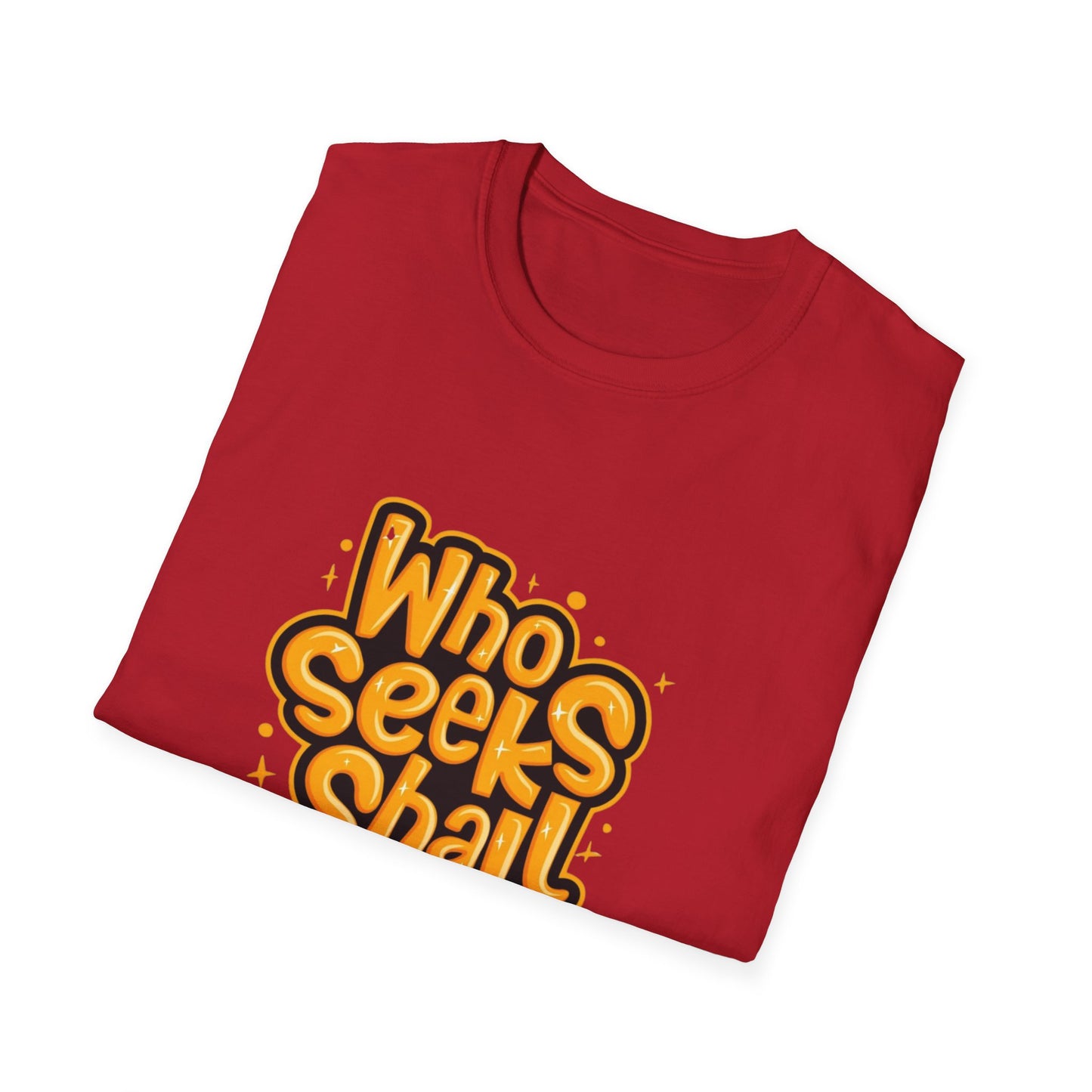 Close-up of Unisex Organic Cotton Softstyle T-Shirt fabric, highlighting its soft texture and sustainable materials.