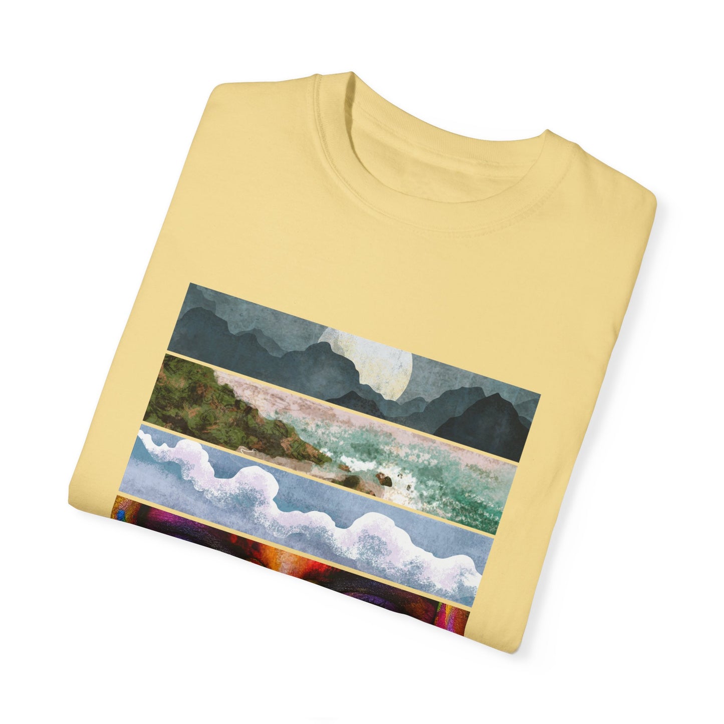 Vintage Aesthetic Oversized Boho T-Shirt 07 - Eco-Friendly Organic Cotton Tee displayed in a chic casual outfit with a graphic print.