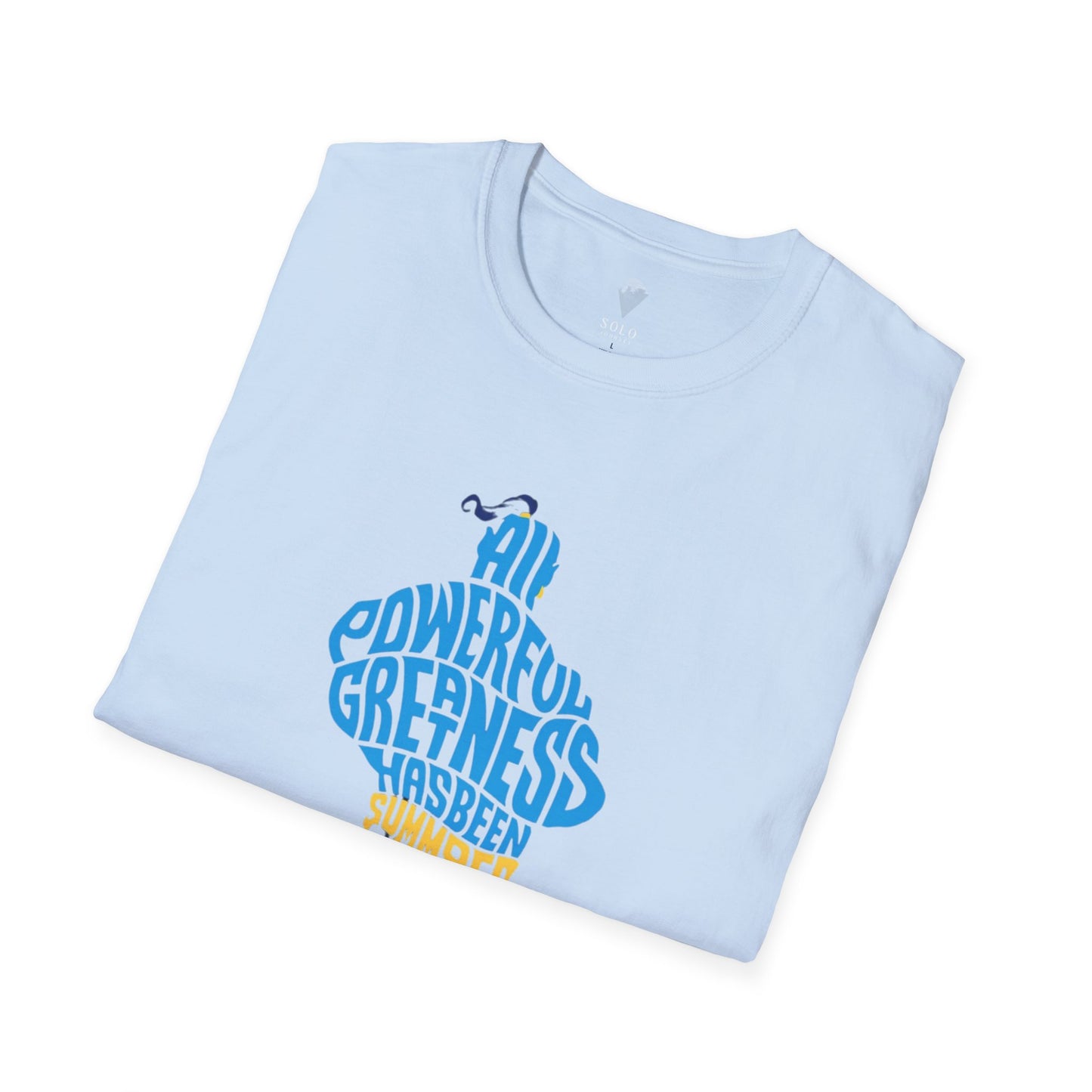 All Powerful Greatness Genie in a Bottle - Unisex Softstyle T-Shirt Art