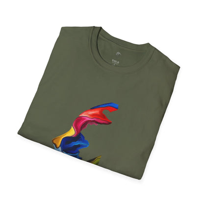 Face Art Masterpiece- Unisex Softstyle Sustainable T-Shirt