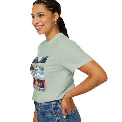 Solo Journeys Signature - Vintage Aesthetic Outfit, Oversized Boho Tshirt 07