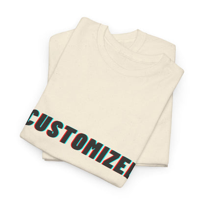 Personalized Unisex Heavy Cotton Tee - CUSTOMIZED Casual Wear