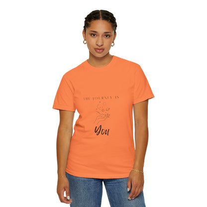 The Journey is you - Vintage Aesthetic Outfit Pullover, Oversized Boho Tshirt 17