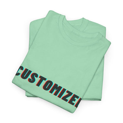 Personalized Unisex Heavy Cotton Tee - CUSTOMIZED Casual Wear