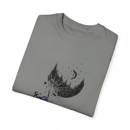 Once in a full moon - Spring Oversized Tshirt, Casual Boho Pullover for Women and Men