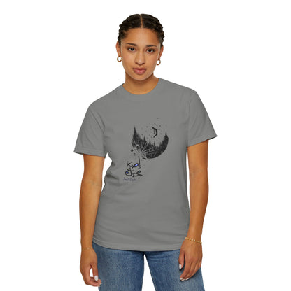 Once in a full moon - Spring Oversized Tshirt, Casual Boho Pullover for Women and Men