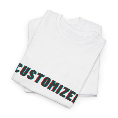 Personalized Unisex Heavy Cotton Tee - CUSTOMIZED Casual Wear